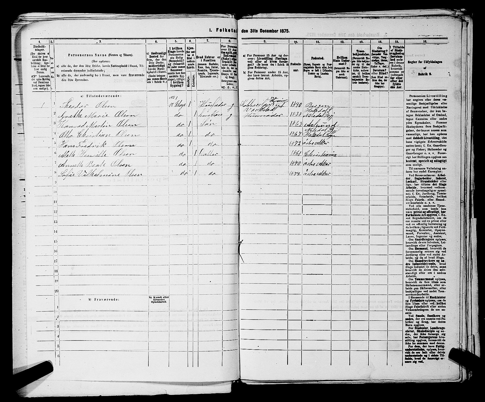 RA, 1875 census for 0218bP Østre Aker, 1875, p. 769