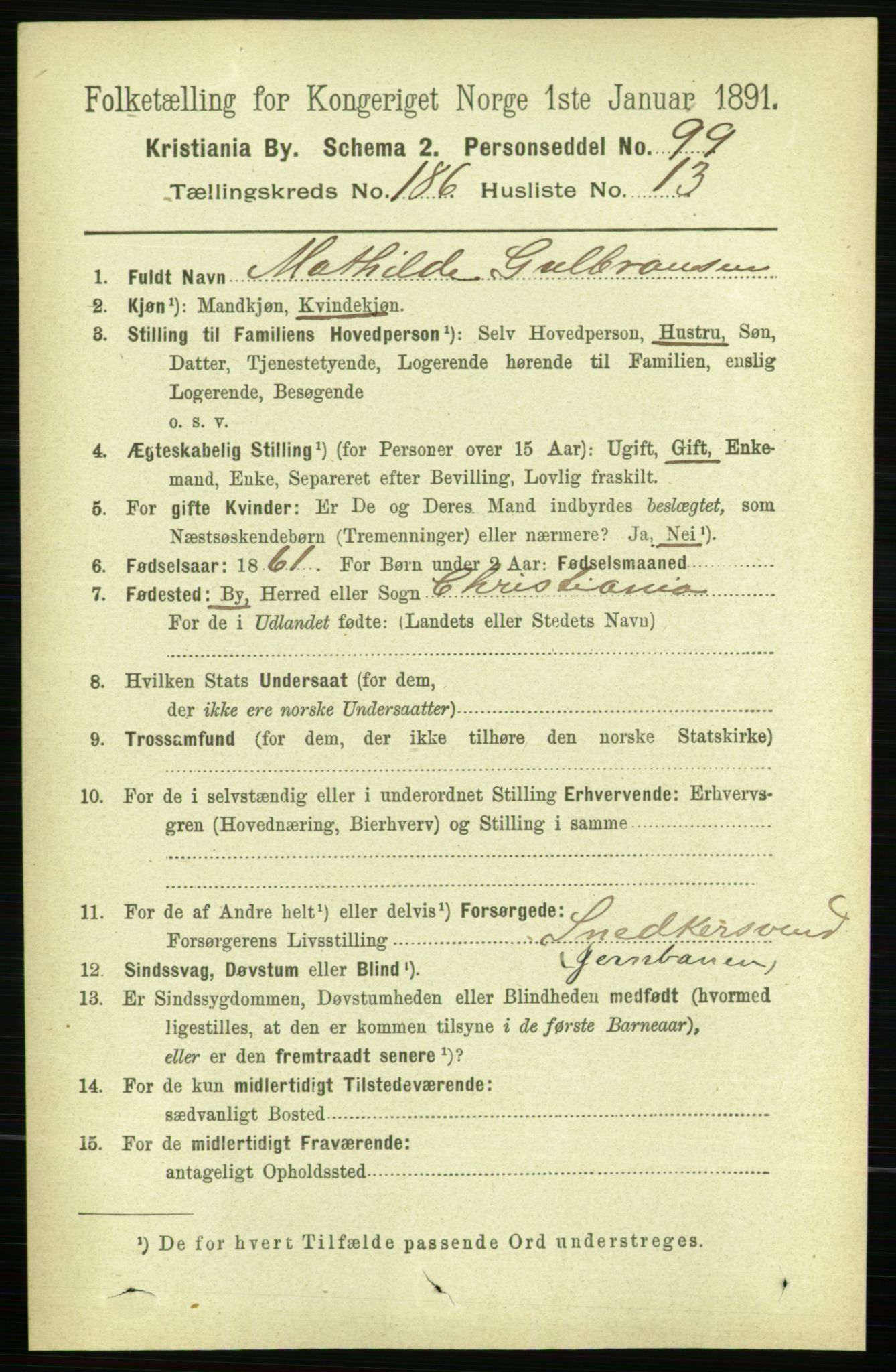 RA, 1891 census for 0301 Kristiania, 1891, p. 111880