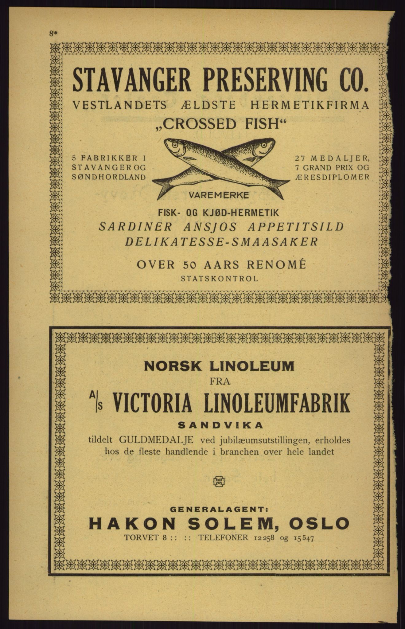 Kristiania/Oslo adressebok, PUBL/-, 1927, p. 8