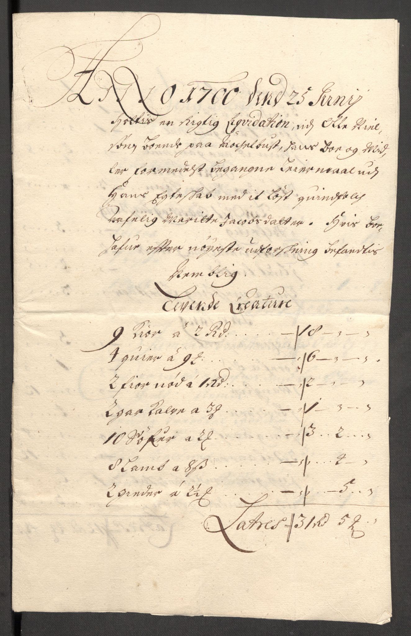 Rentekammeret inntil 1814, Reviderte regnskaper, Fogderegnskap, AV/RA-EA-4092/R53/L3425: Fogderegnskap Sunn- og Nordfjord, 1700-1701, p. 120