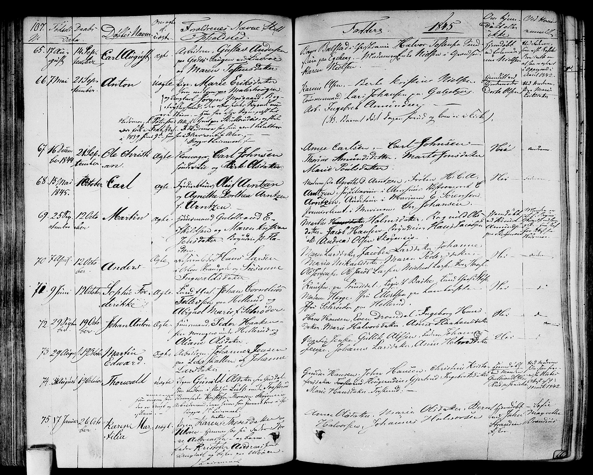 Gamlebyen prestekontor Kirkebøker, SAO/A-10884/F/Fa/L0003: Parish register (official) no. 3, 1829-1849, p. 107