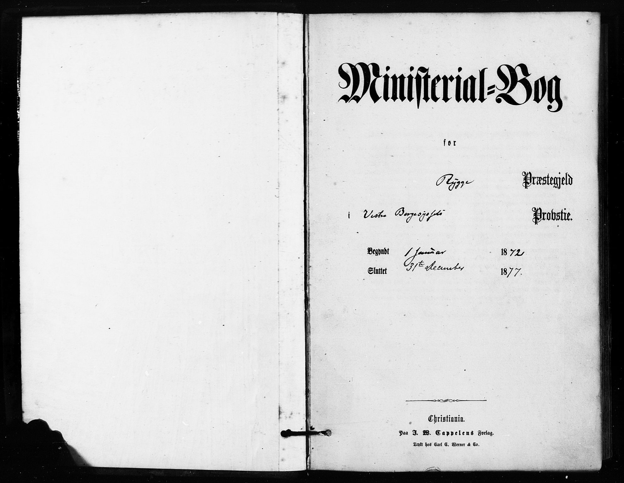 Rygge prestekontor Kirkebøker, SAO/A-10084b/F/Fa/L0006: Parish register (official) no. 6, 1872-1877