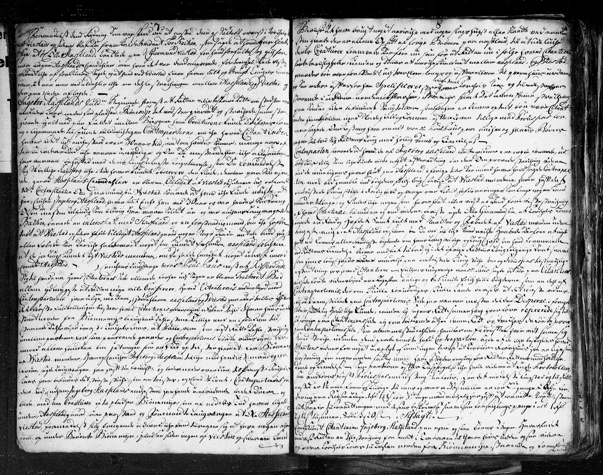 Vest-Telemark sorenskriveri, AV/SAKO-A-134/F/Fb/L0002: Tingbokkopi, 1726-1732, p. 7-8