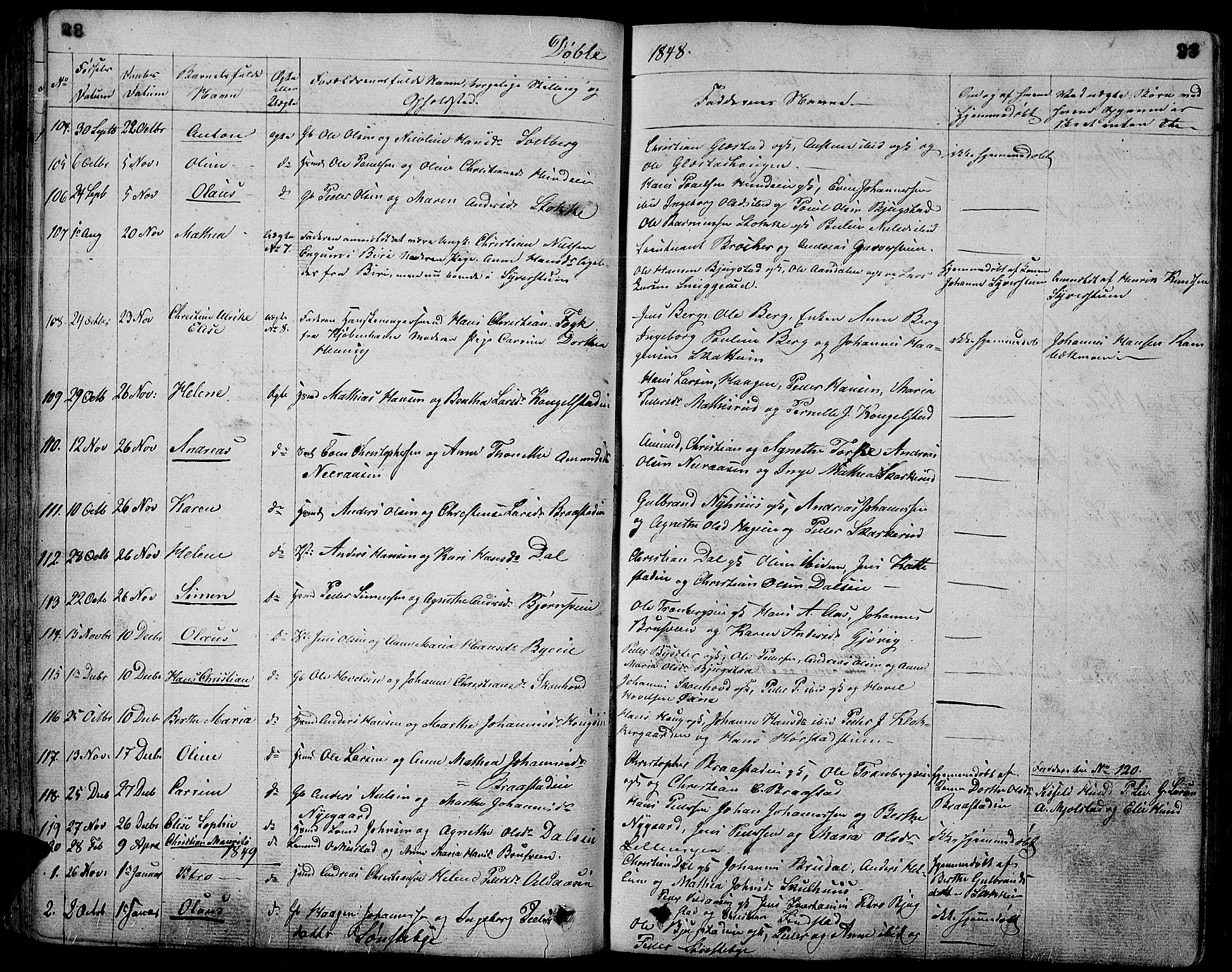 Vardal prestekontor, SAH/PREST-100/H/Ha/Hab/L0004: Parish register (copy) no. 4, 1831-1853, p. 83