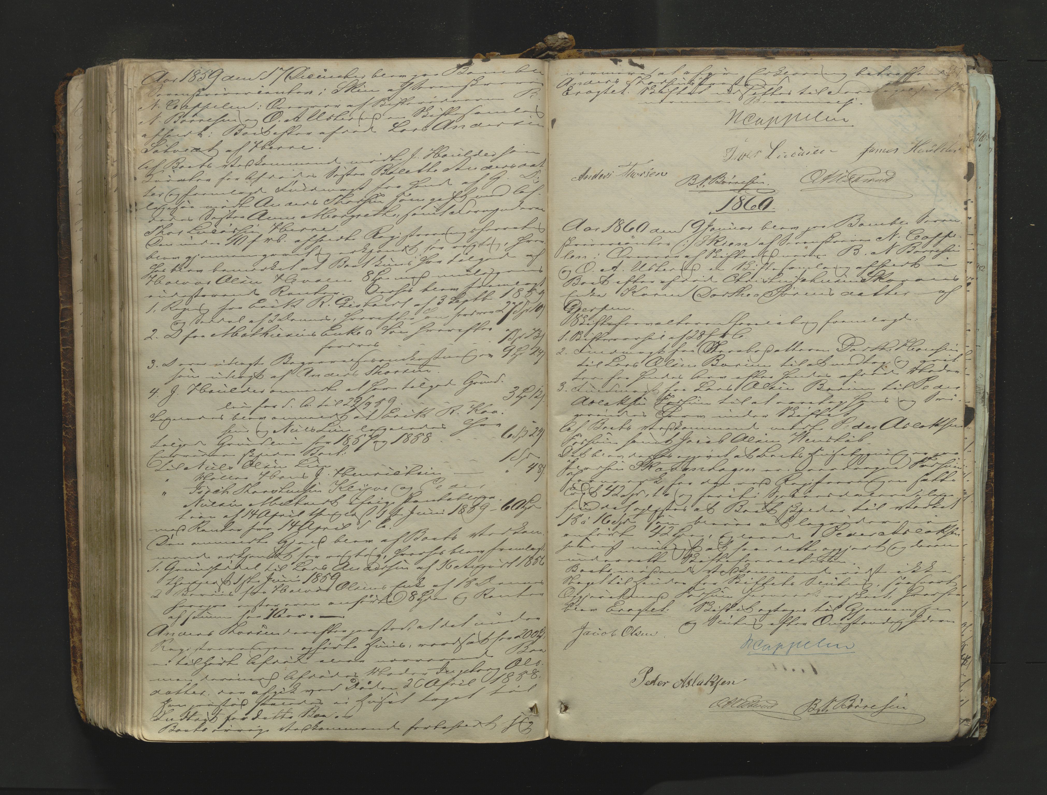 Bamble sorenskriveri, AV/SAKO-A-214/H/Hb/Hbc/L0003: Skifteforhandlingsprotokoll, 1852-1860, p. 556-557