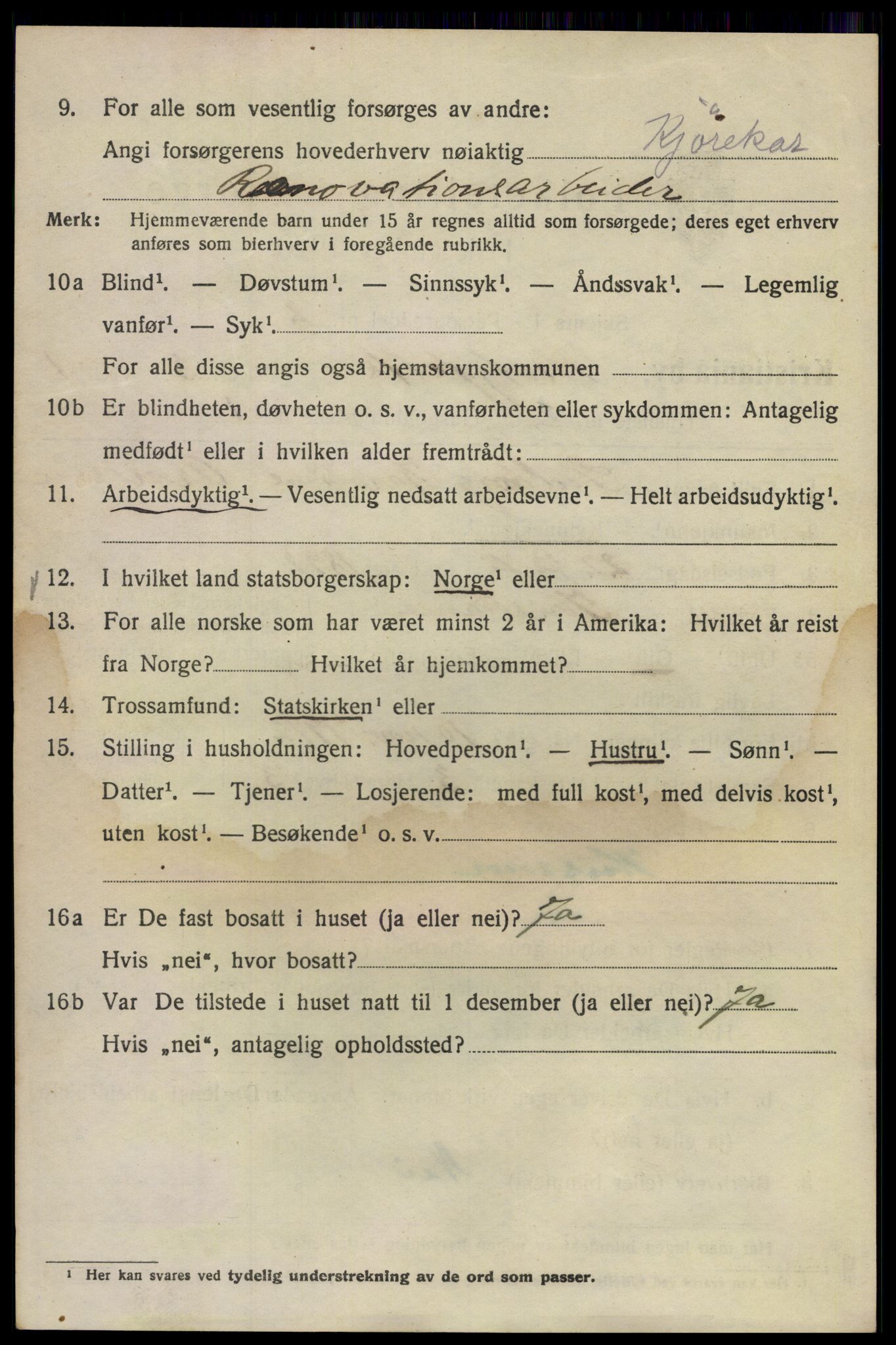 SAO, 1920 census for Kristiania, 1920, p. 397470