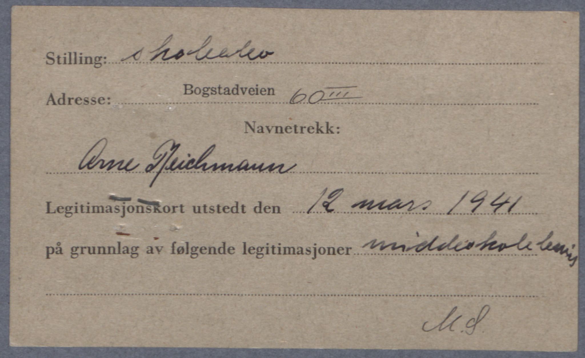 Sosialdepartementet, Våre Falne, RA/S-1708/E/Ee/L0021A: Fotografier av jøder på legitimasjonskort (1941-42), 1941-1942, p. 280