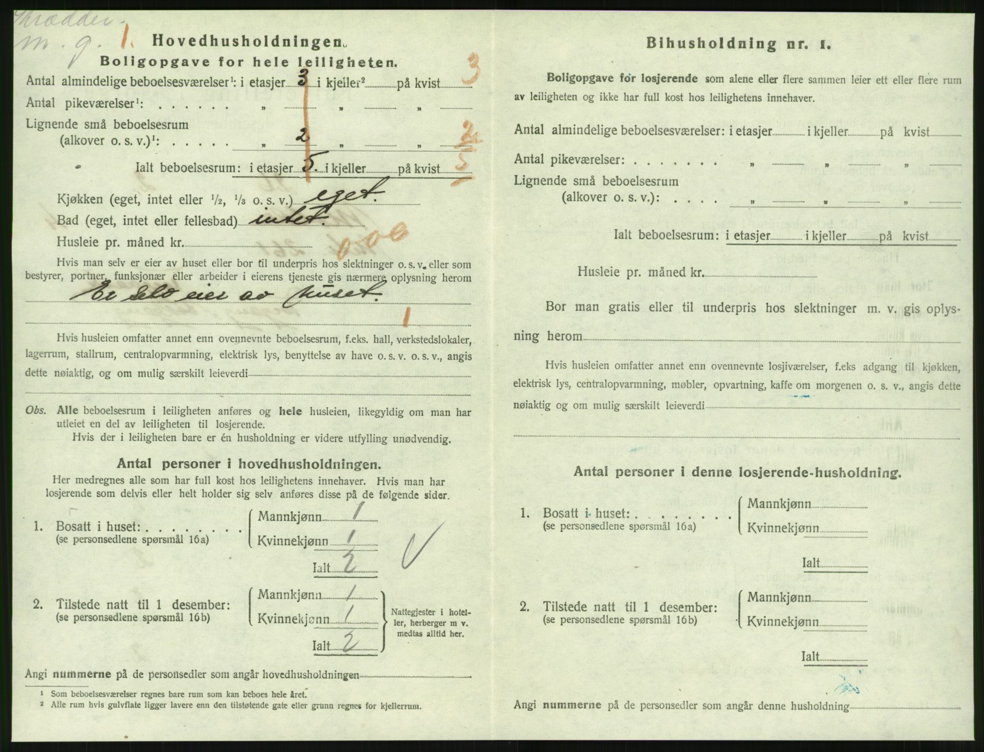 SAT, 1920 census for Molde, 1920, p. 1552