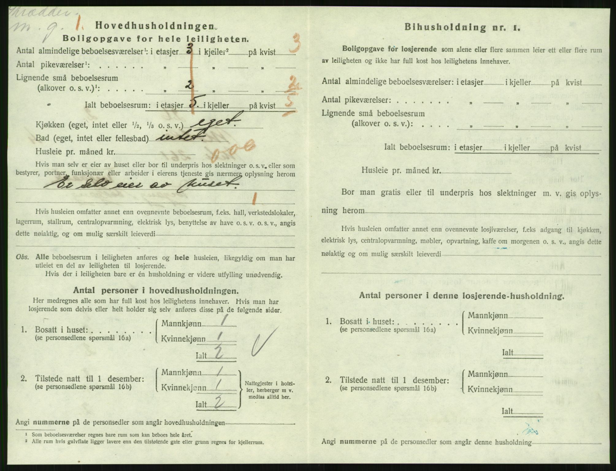 SAT, 1920 census for Molde, 1920, p. 1552