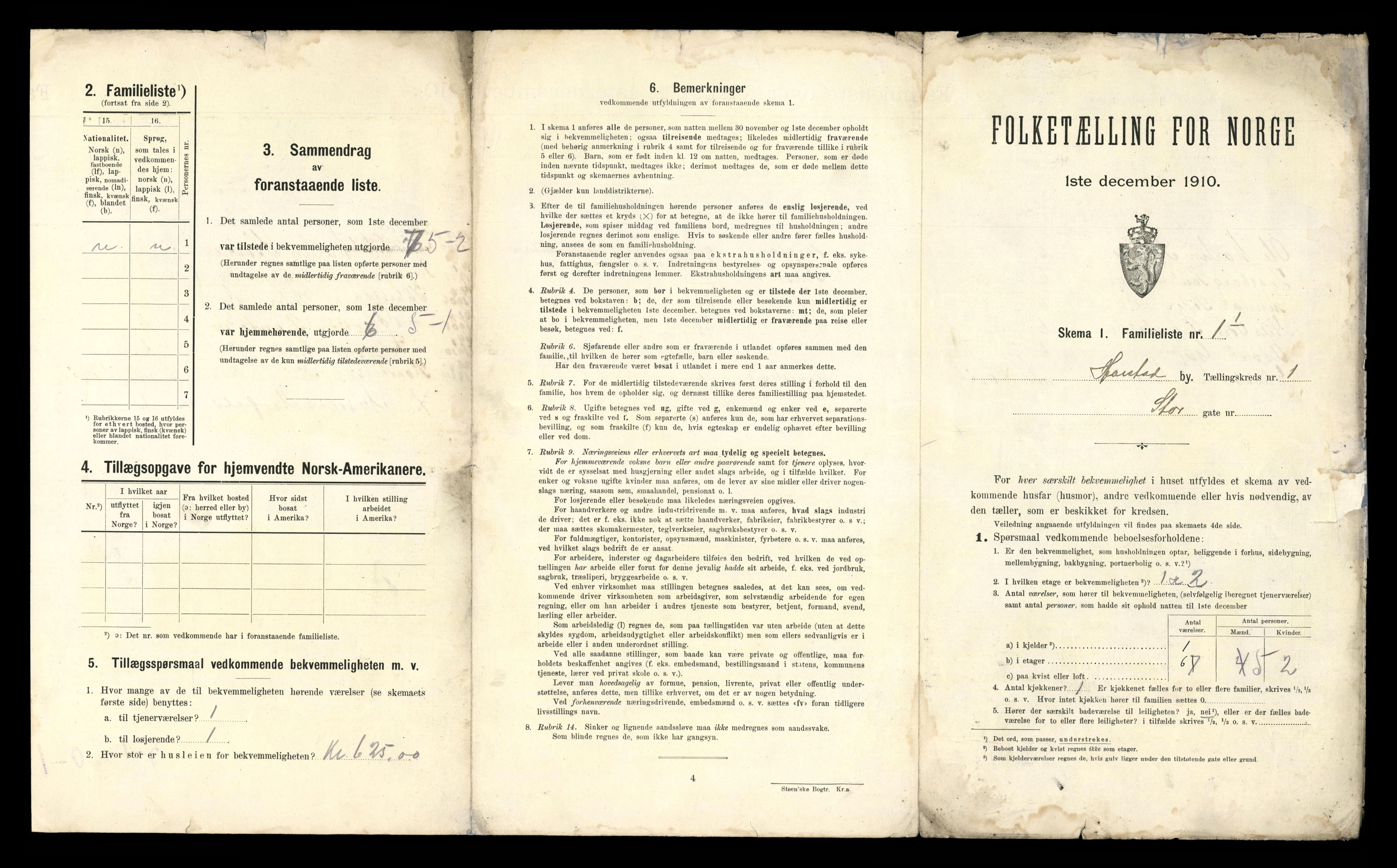 RA, 1910 census for Harstad, 1910, p. 29