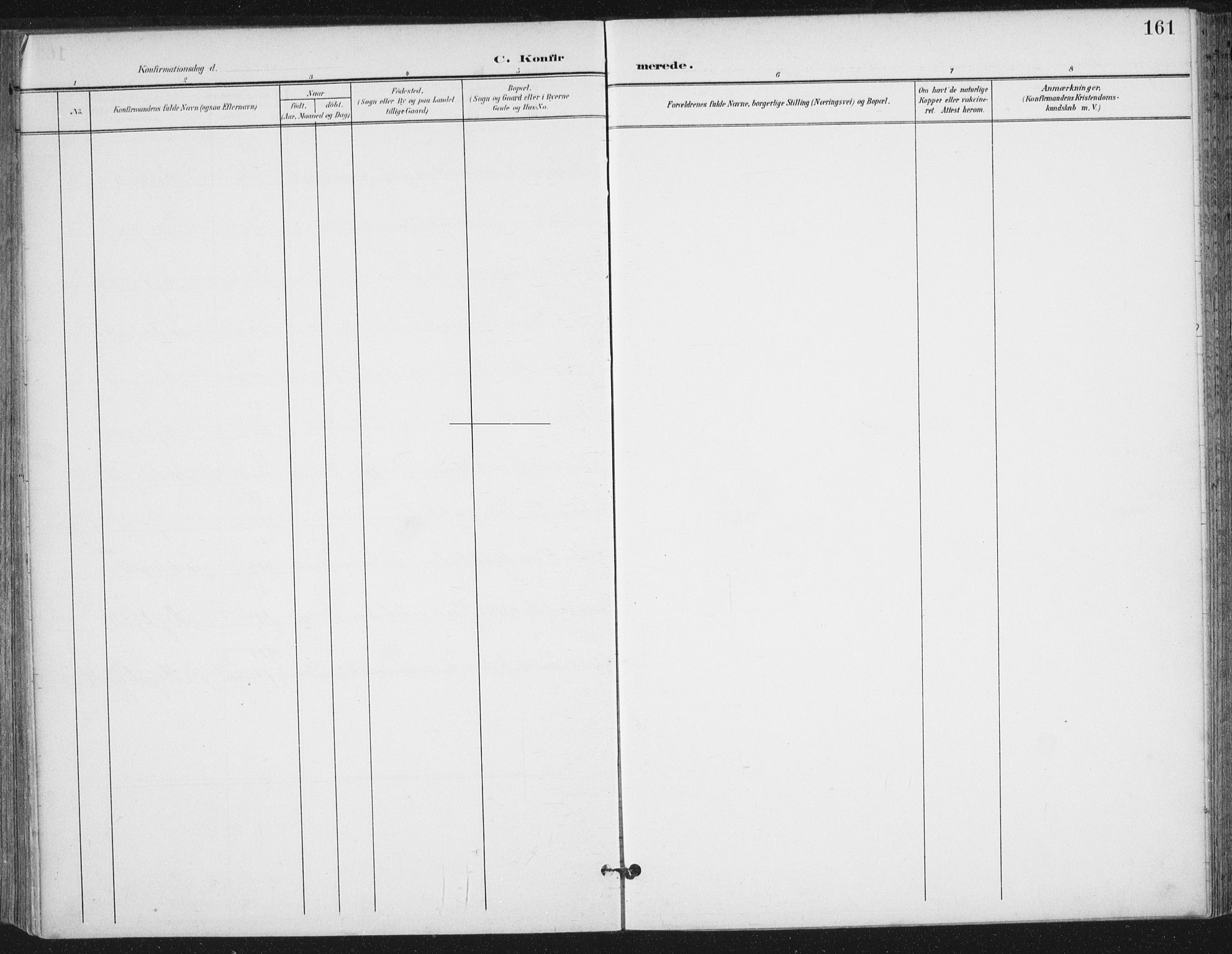 Ministerialprotokoller, klokkerbøker og fødselsregistre - Møre og Romsdal, AV/SAT-A-1454/503/L0038: Parish register (official) no. 503A06, 1901-1917, p. 161