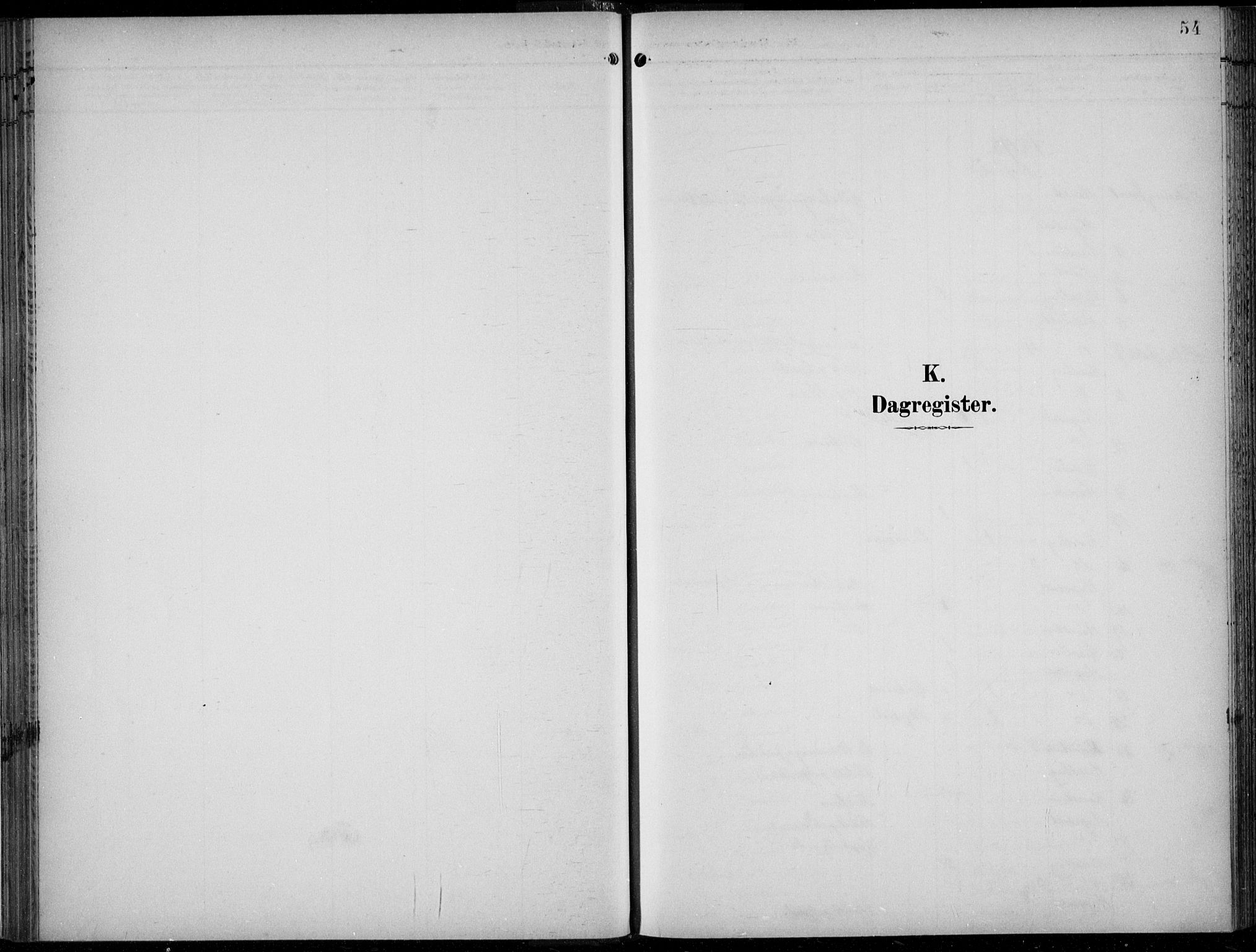 Voss sokneprestembete, SAB/A-79001/H/Haa: Parish register (official) no. F  1, 1898-1926, p. 54