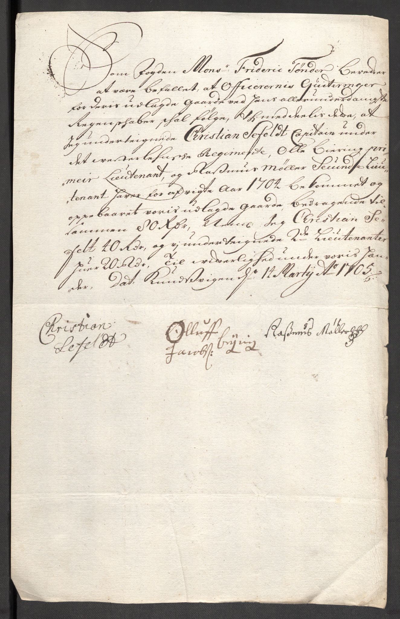 Rentekammeret inntil 1814, Reviderte regnskaper, Fogderegnskap, RA/EA-4092/R47/L2860: Fogderegnskap Ryfylke, 1703-1705, p. 219