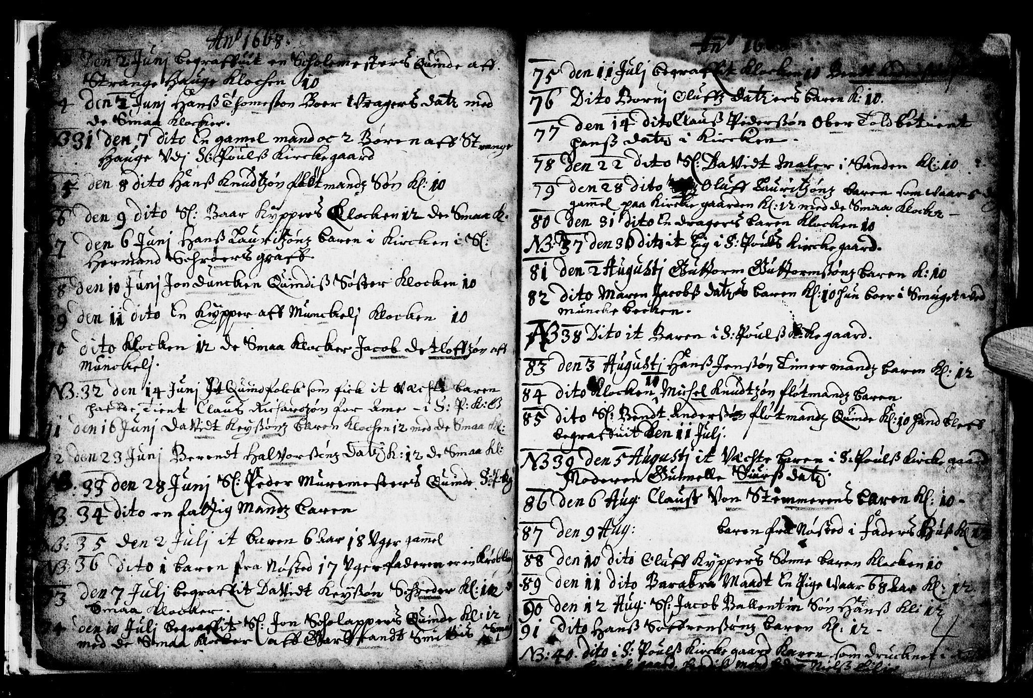 Nykirken Sokneprestembete, AV/SAB-A-77101/H/Haa/L0001: Parish register (official) no. A 1, 1668-1820, p. 4