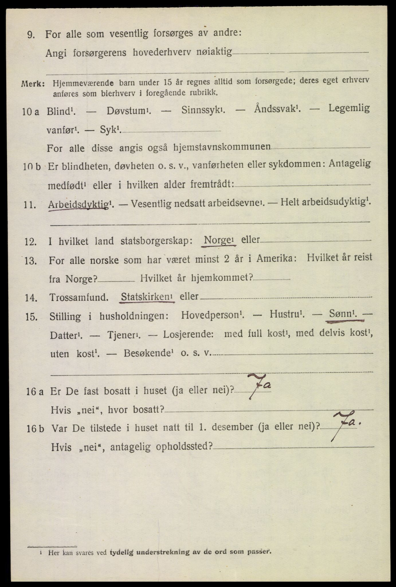 SAH, 1920 census for Stor-Elvdal, 1920, p. 3863