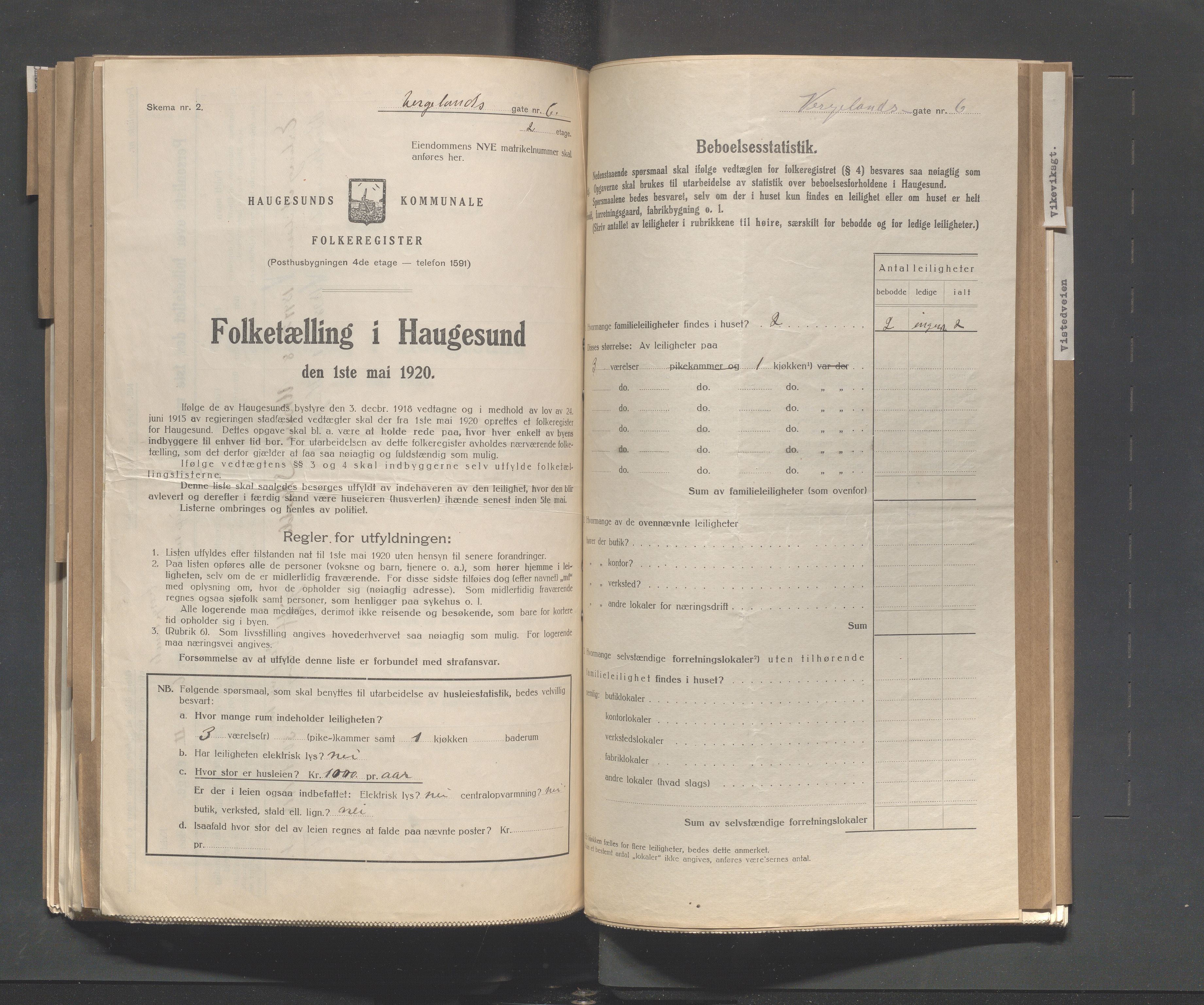 IKAR, Local census 1.5.1920 for Haugesund, 1920, p. 5271