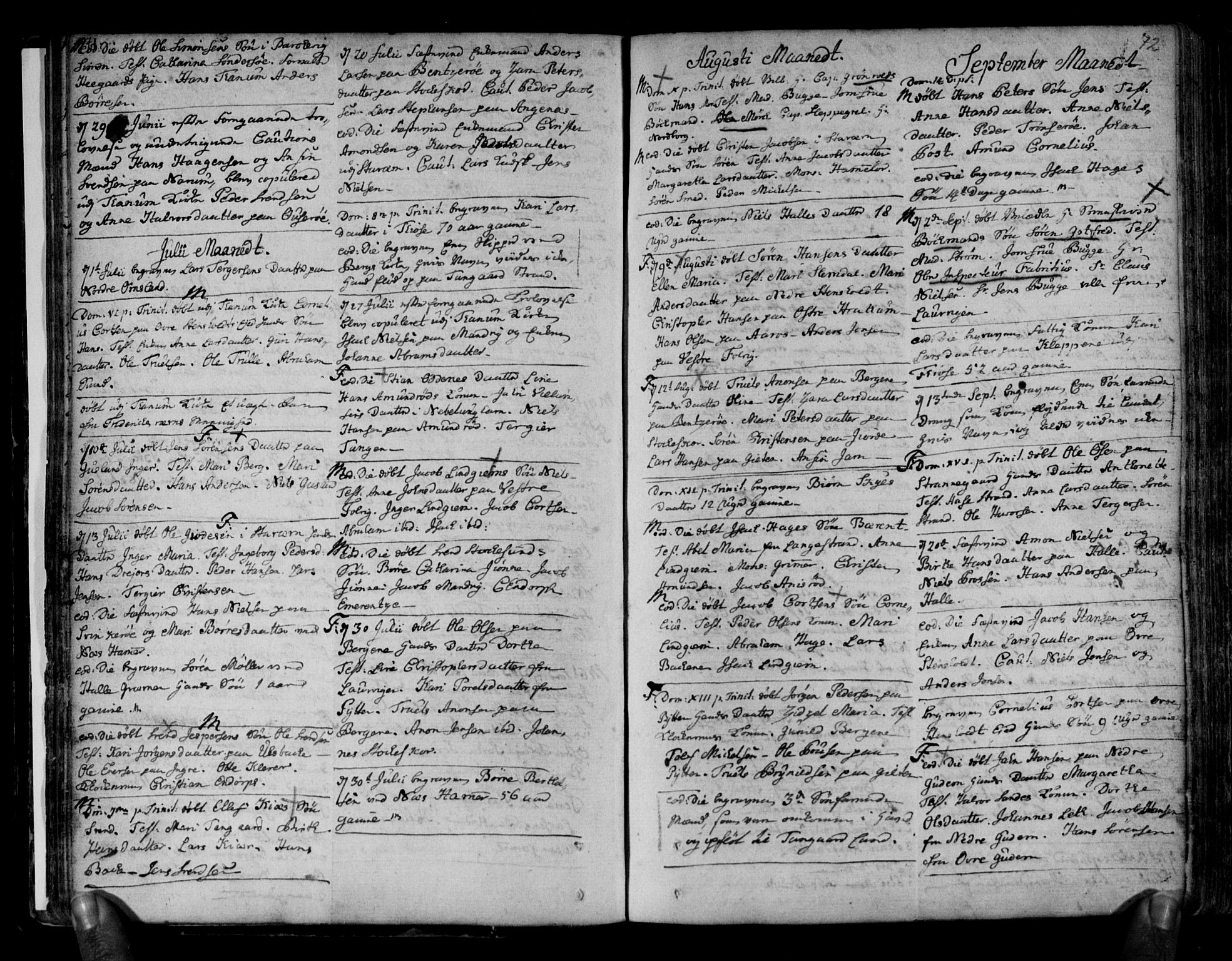 Brunlanes kirkebøker, AV/SAKO-A-342/F/Fa/L0001: Parish register (official) no. I 1, 1766-1801, p. 71-72