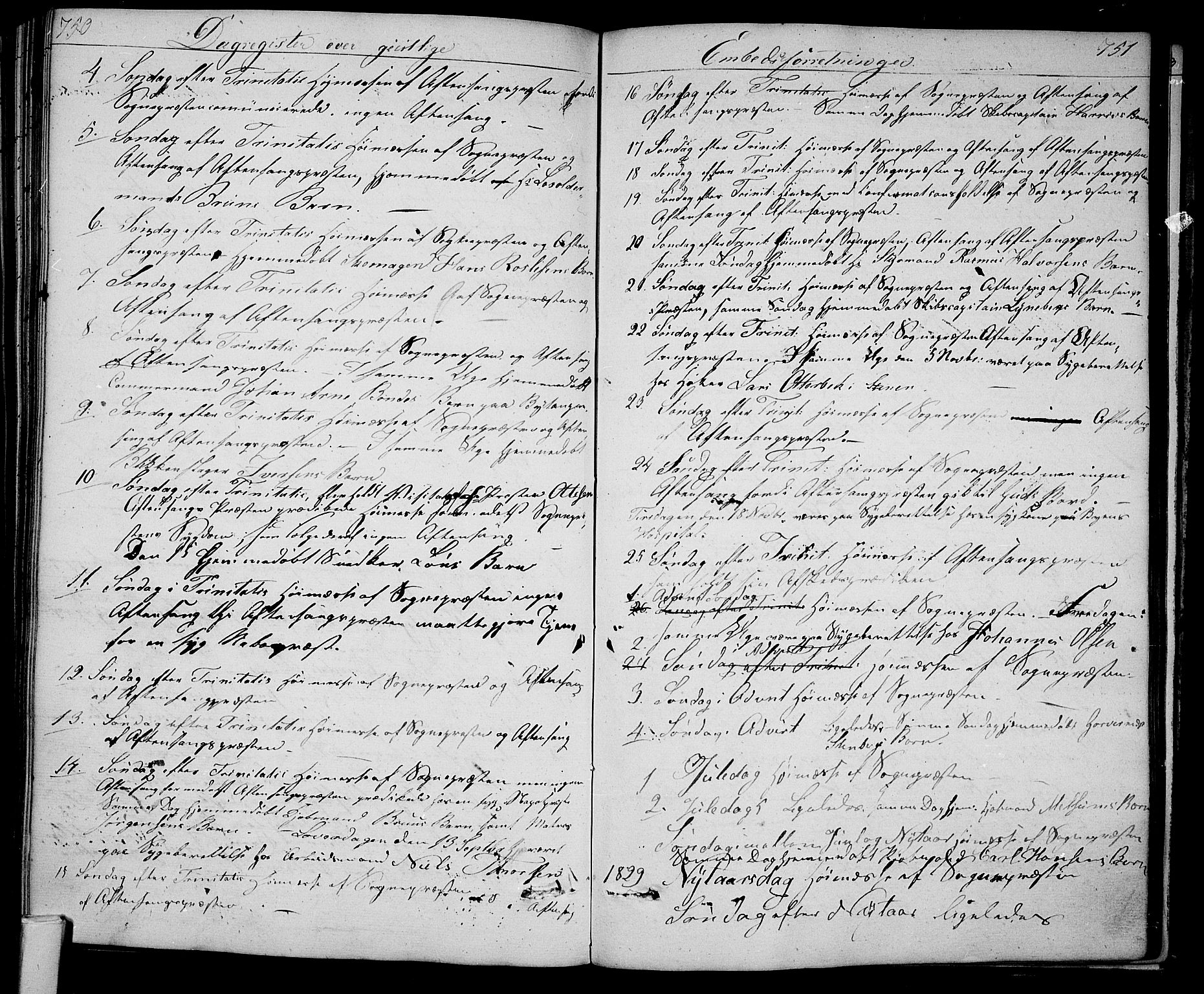 Tønsberg kirkebøker, SAKO/A-330/F/Fa/L0005: Parish register (official) no. I 5, 1827-1836, p. 750-751