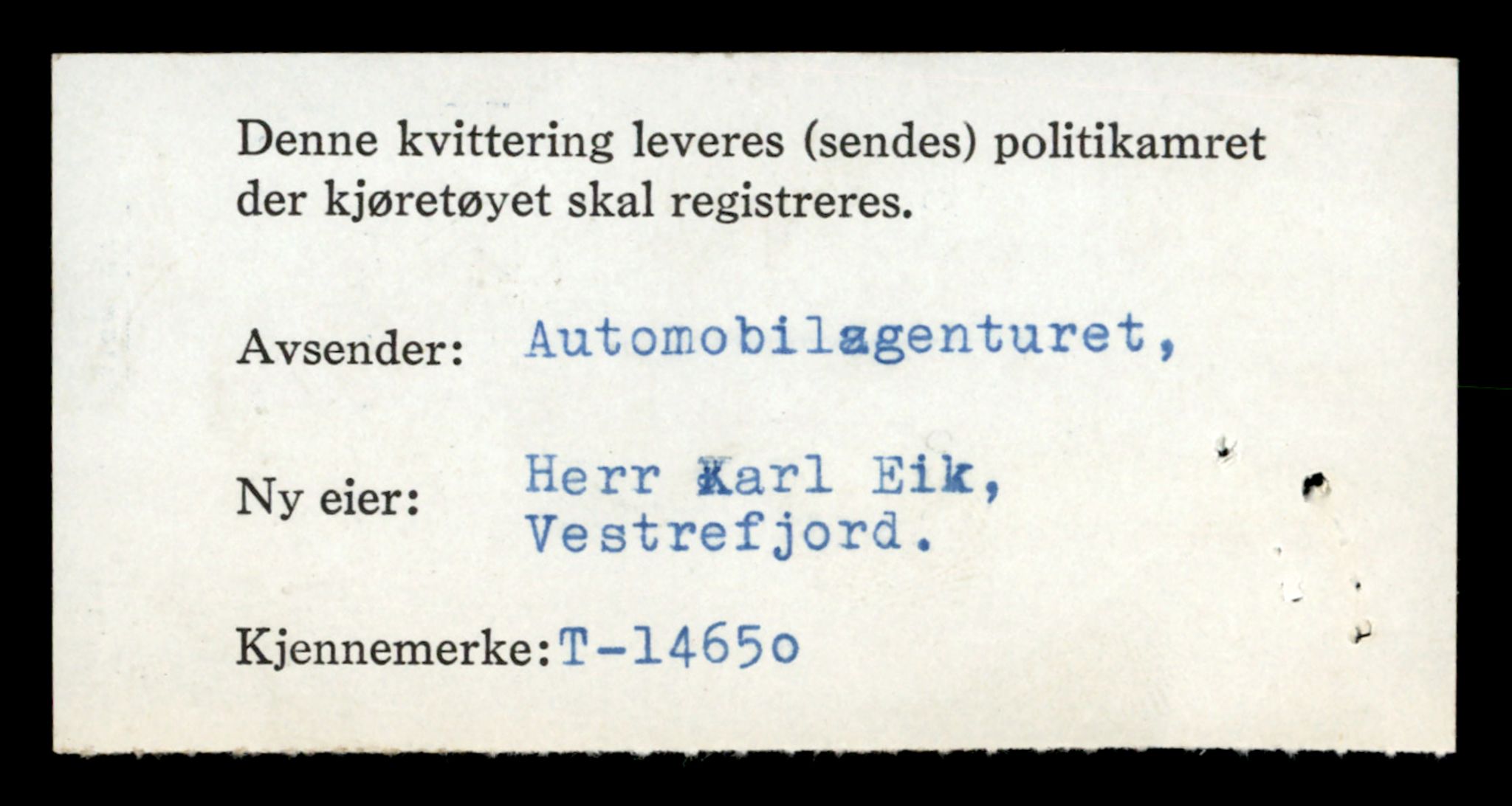 Møre og Romsdal vegkontor - Ålesund trafikkstasjon, AV/SAT-A-4099/F/Fe/L0047: Registreringskort for kjøretøy T 14580 - T 14720, 1927-1998, p. 1654