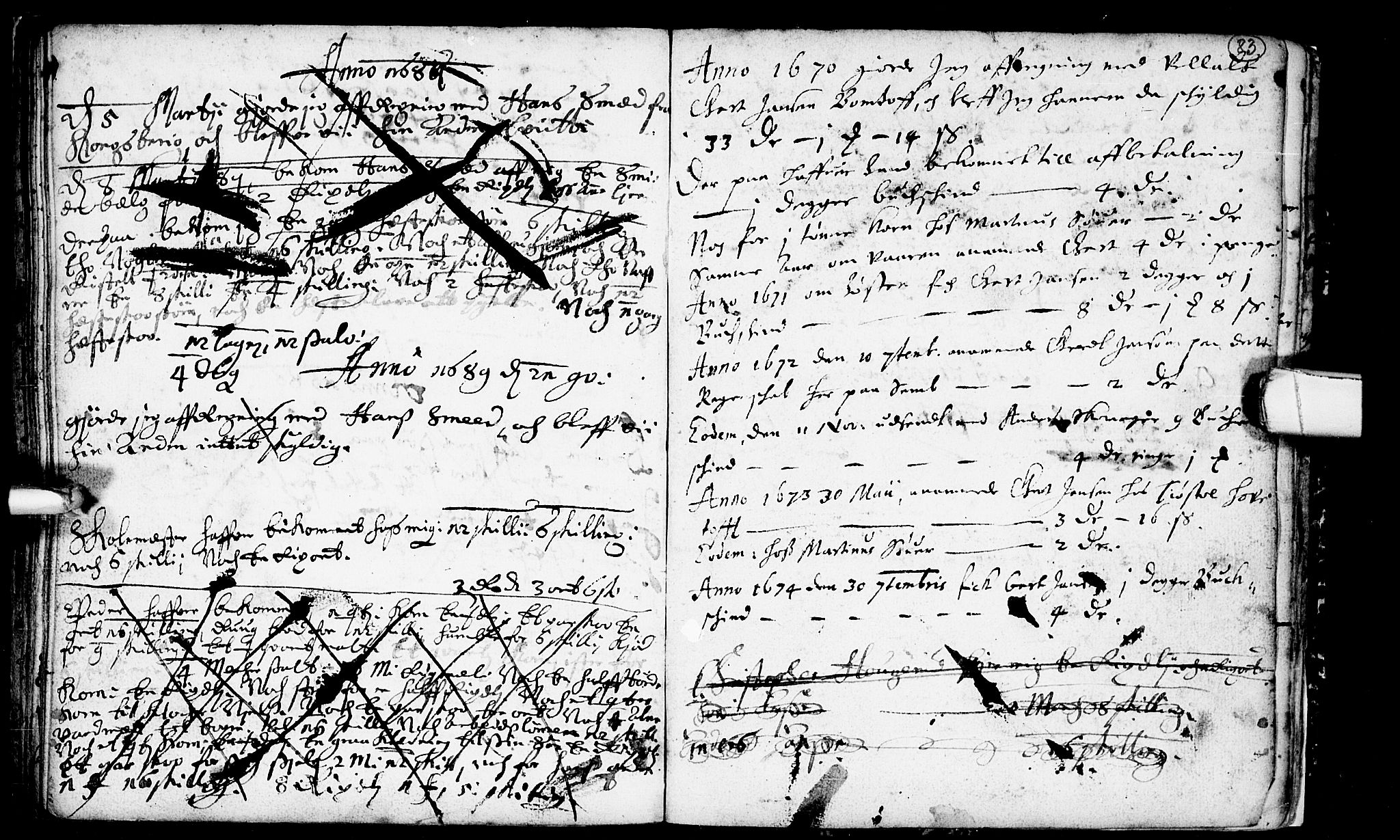 Heddal kirkebøker, SAKO/A-268/F/Fa/L0001: Parish register (official) no. I 1, 1648-1699, p. 83