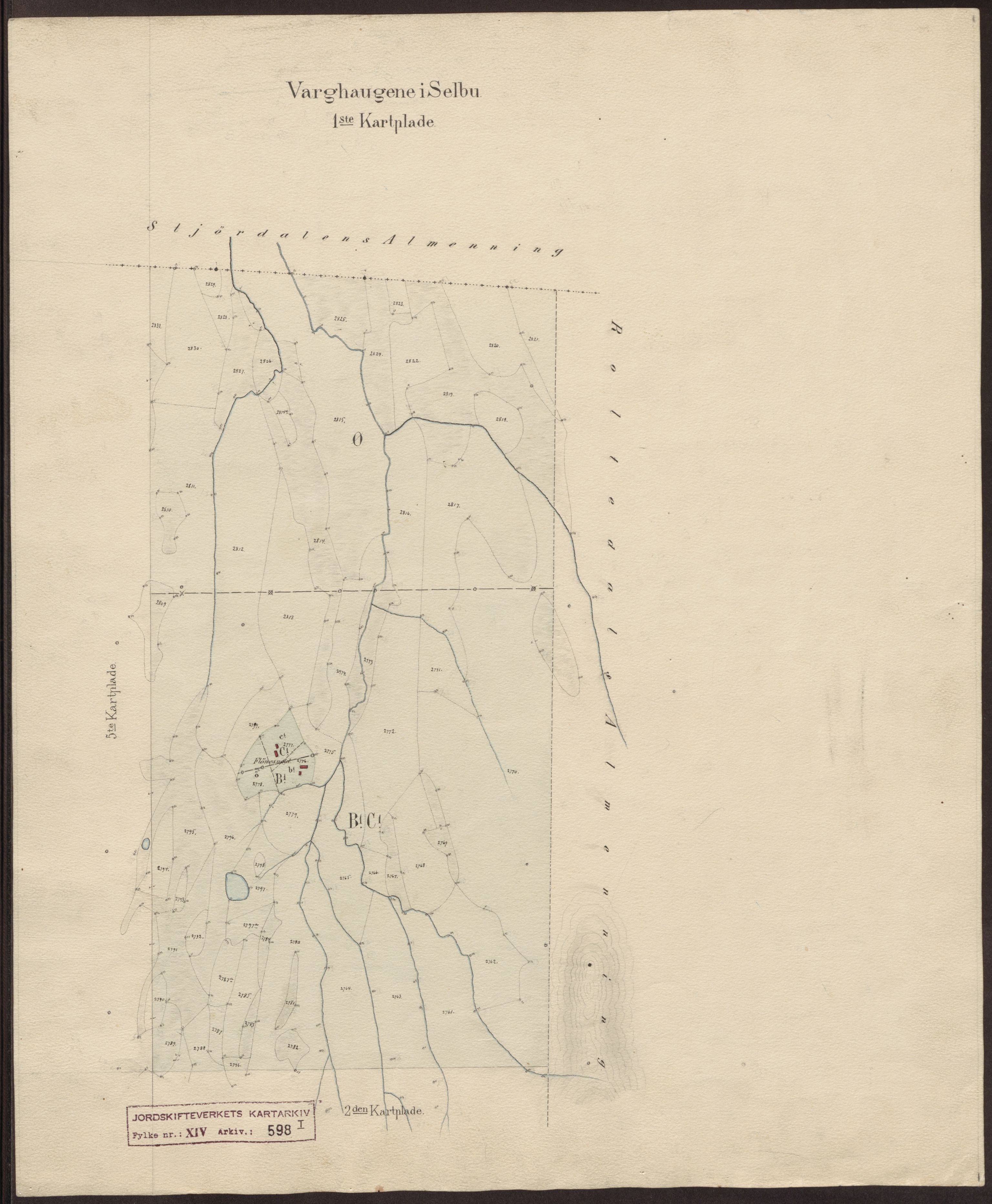 Jordskifteverkets kartarkiv, RA/S-3929/T, 1859-1988, p. 821