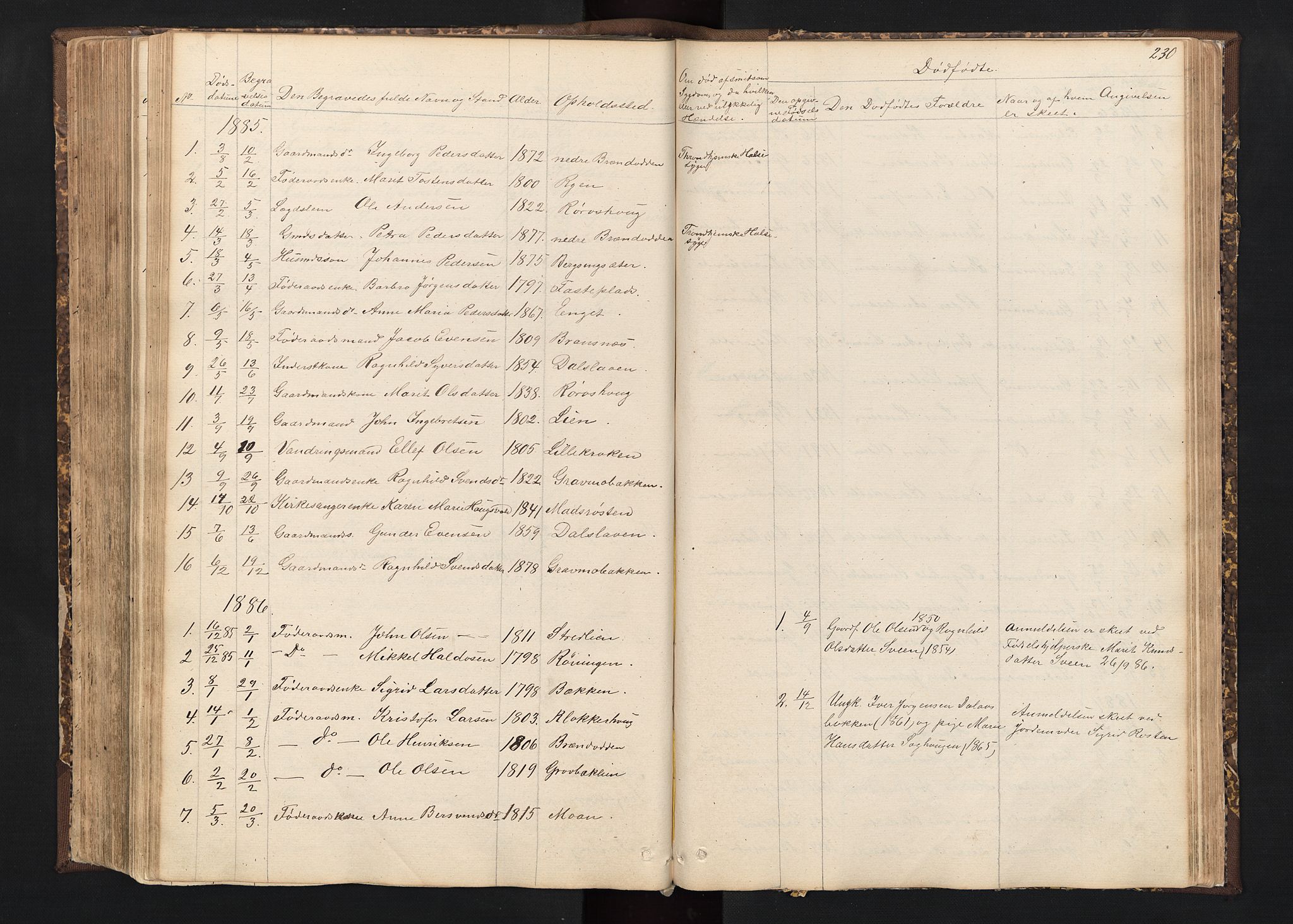 Alvdal prestekontor, SAH/PREST-060/H/Ha/Hab/L0001: Parish register (copy) no. 1, 1857-1893, p. 230
