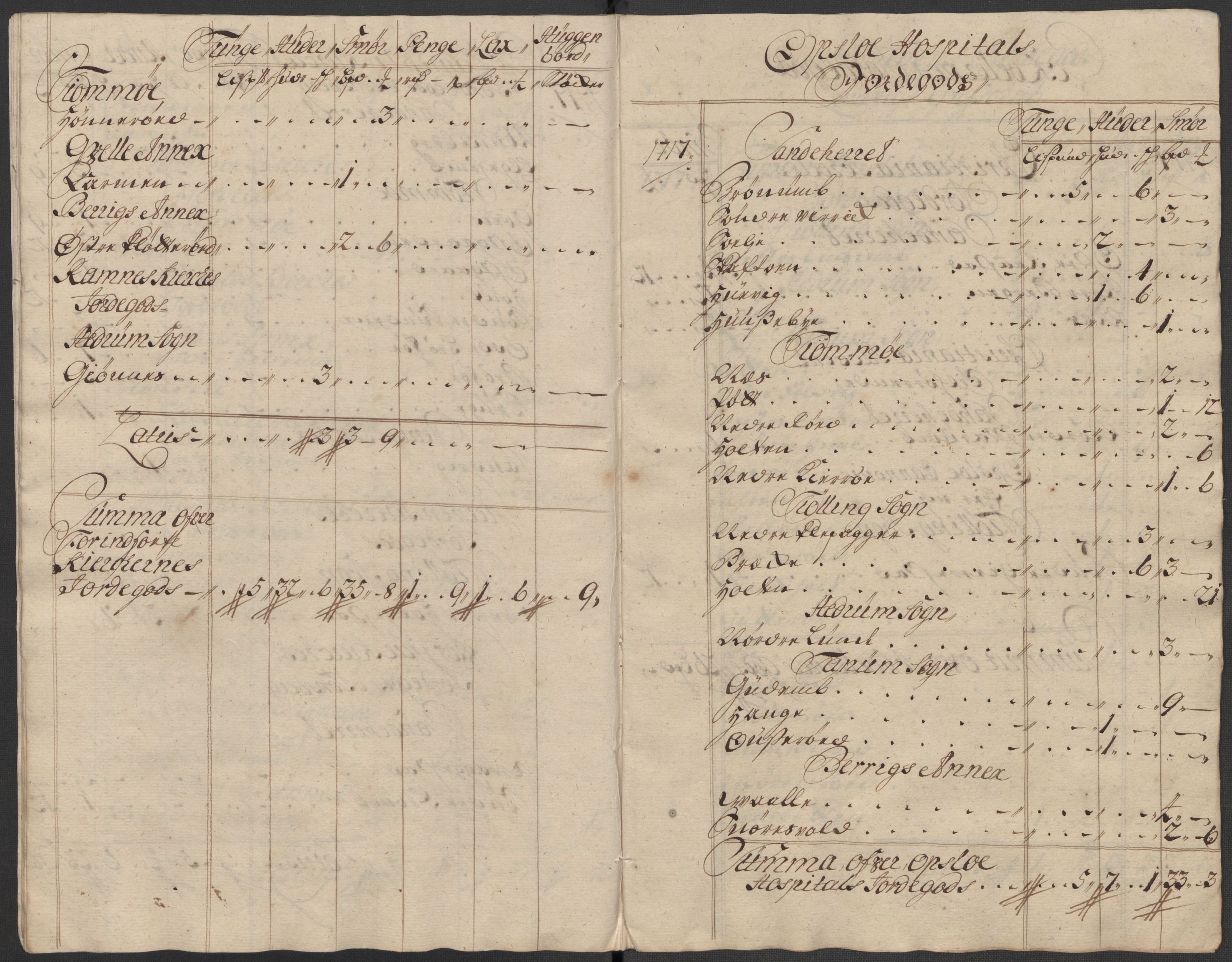 Rentekammeret inntil 1814, Reviderte regnskaper, Fogderegnskap, AV/RA-EA-4092/R33/L1987: Fogderegnskap Larvik grevskap, 1716-1717, p. 622