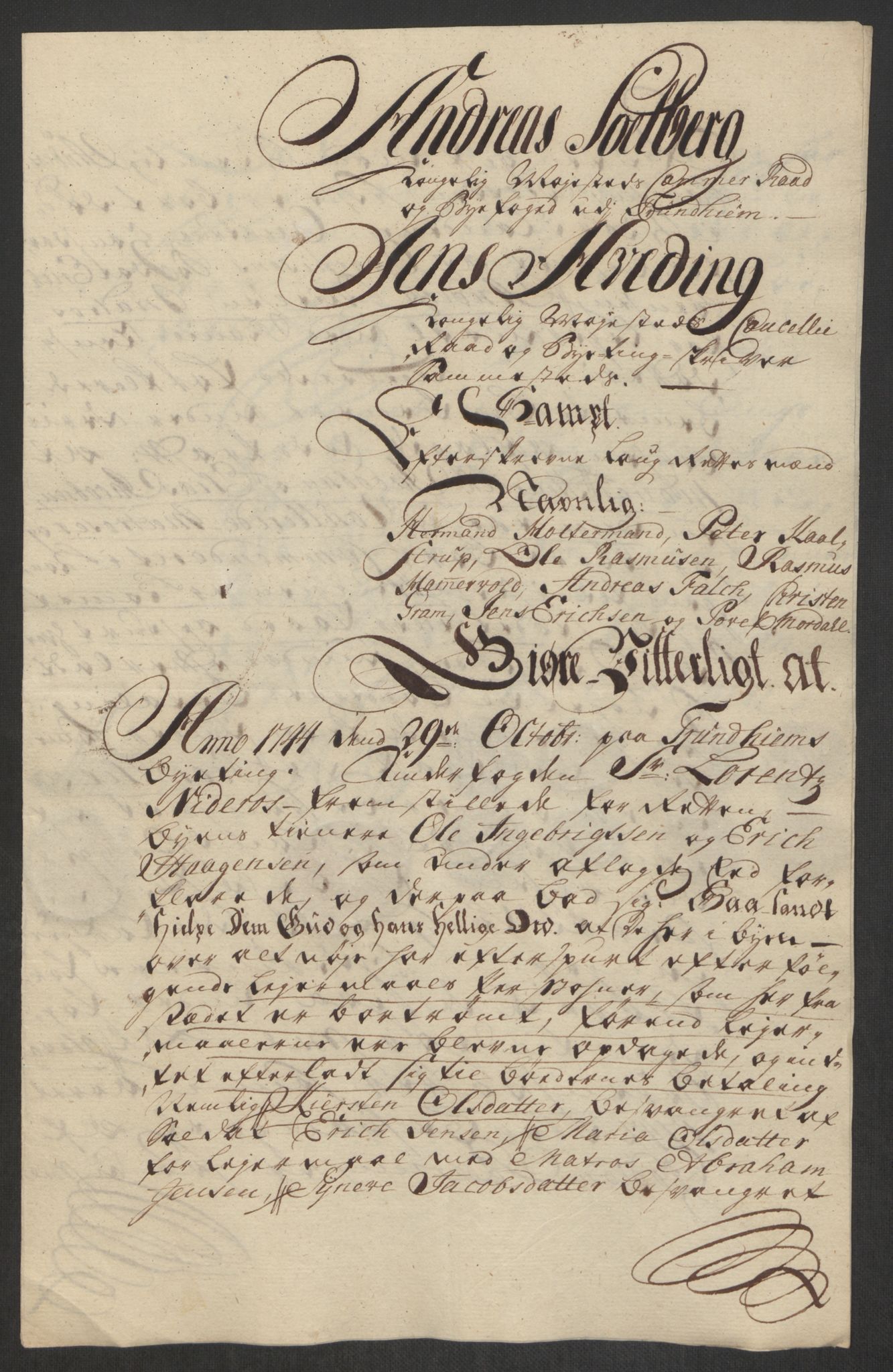 Rentekammeret inntil 1814, Reviderte regnskaper, Byregnskaper, AV/RA-EA-4066/R/Rs/L0541: [S22] Sikt og sakefall, 1743-1746, p. 149