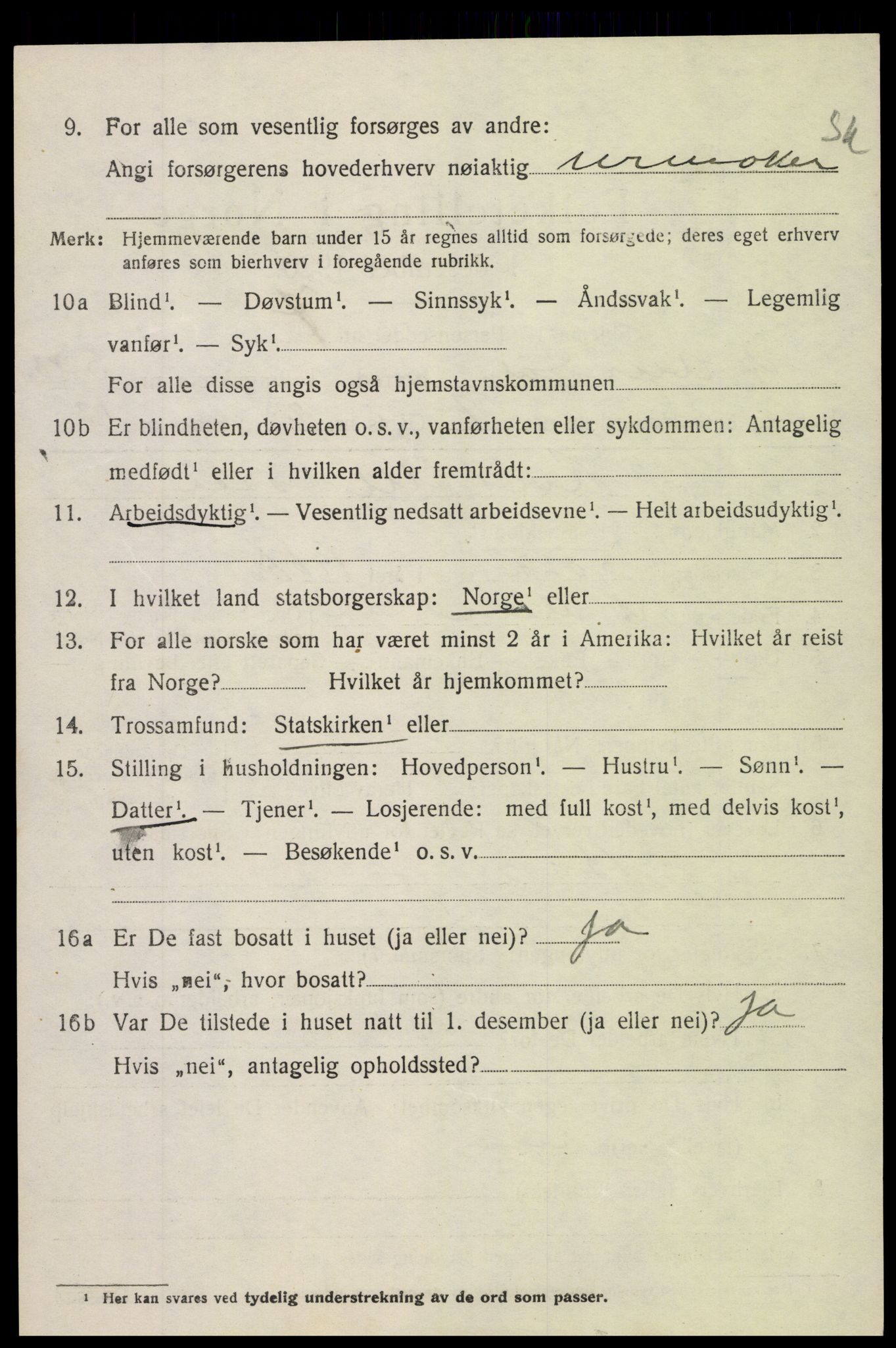 SAH, 1920 census for Nord-Aurdal, 1920, p. 4753