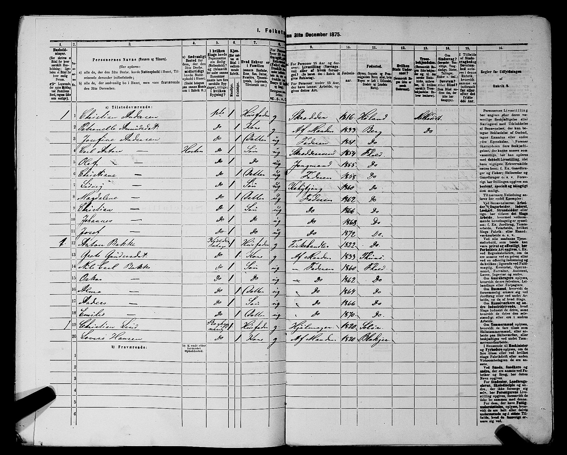 RA, 1875 census for 0101P Fredrikshald, 1875, p. 359