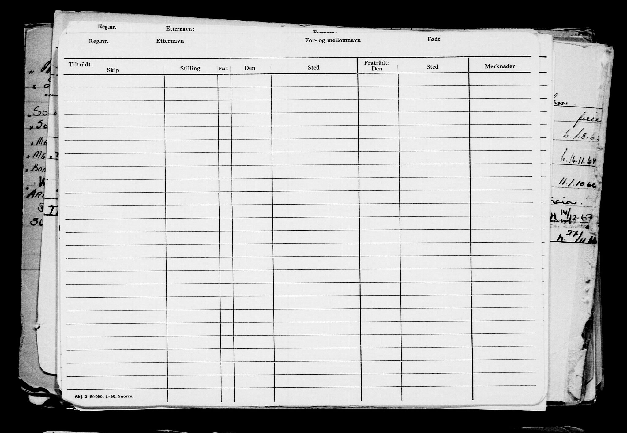 Direktoratet for sjømenn, AV/RA-S-3545/G/Gb/L0188: Hovedkort, 1920, p. 2