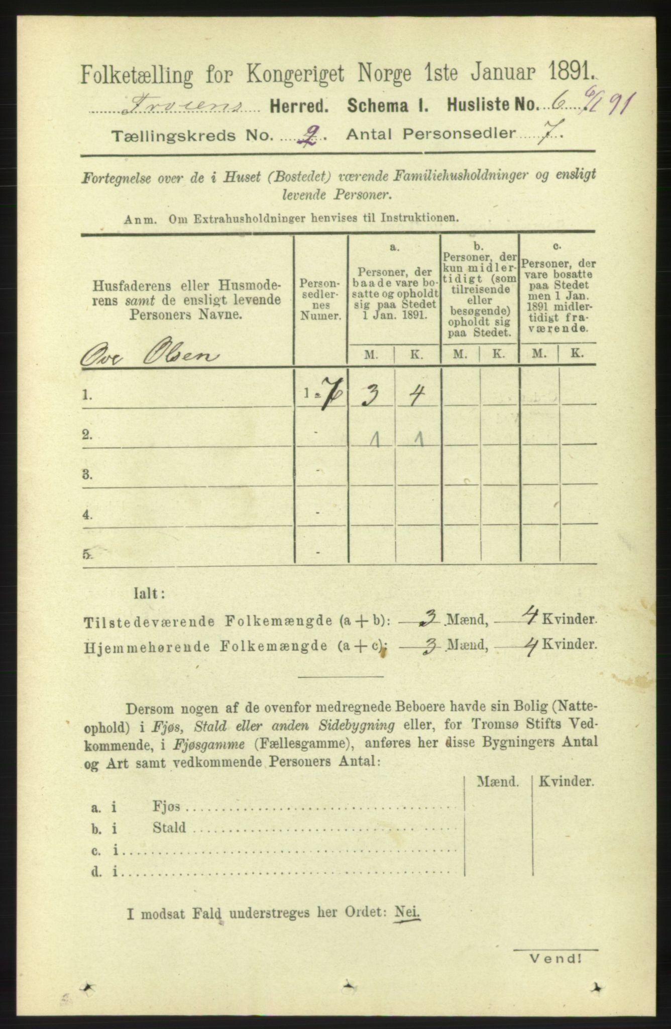 RA, 1891 census for 1619 Frøya, 1891, p. 895