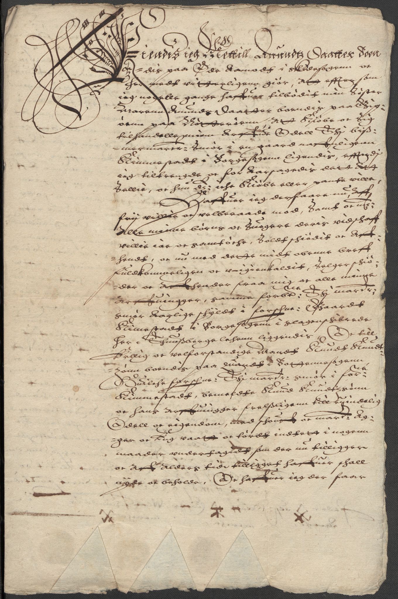 Riksarkivets diplomsamling, AV/RA-EA-5965/F15/L0024: Prestearkiv - Vestfold, 1619-1681, p. 60