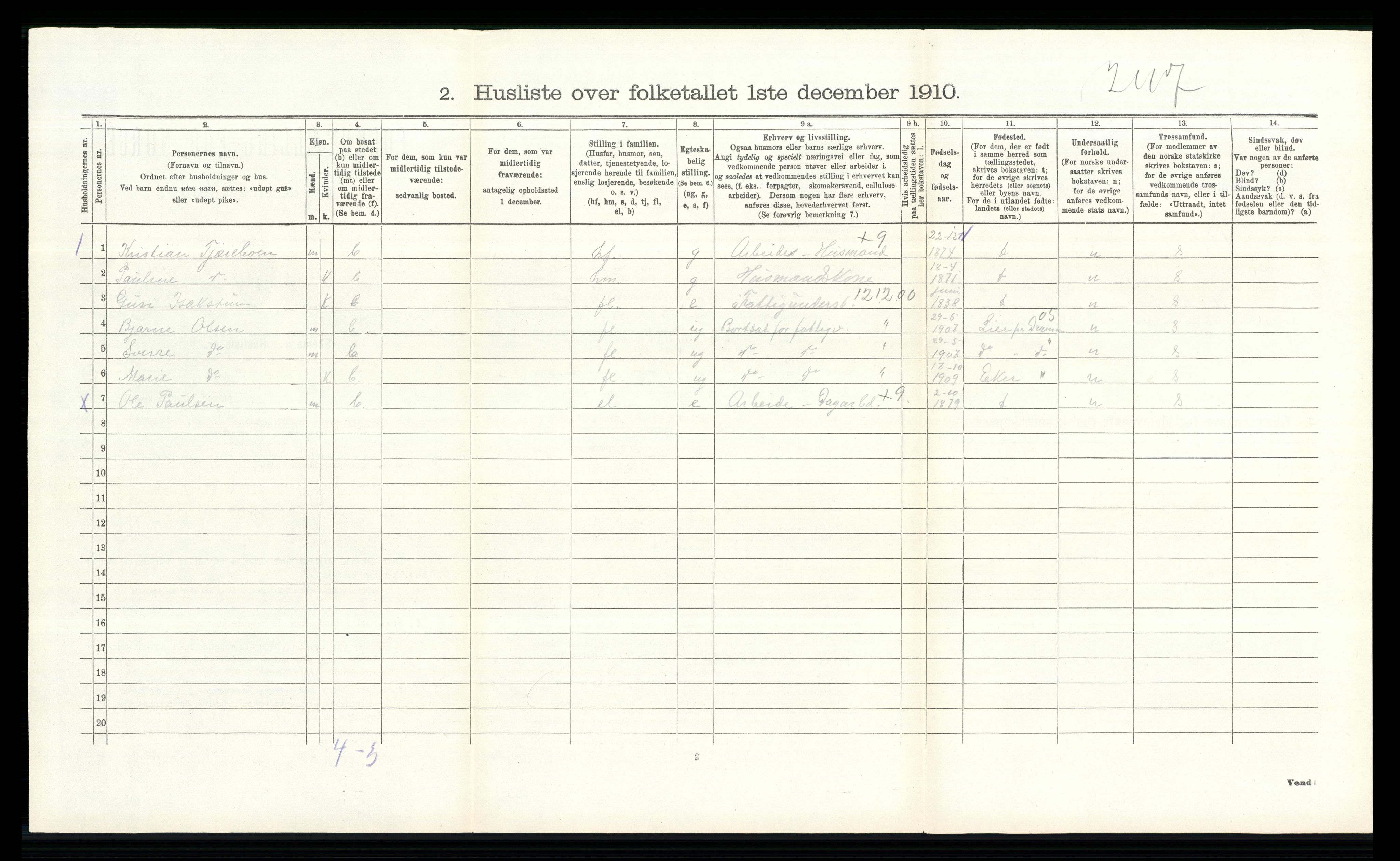 RA, 1910 census for Sør-Fron, 1910, p. 427