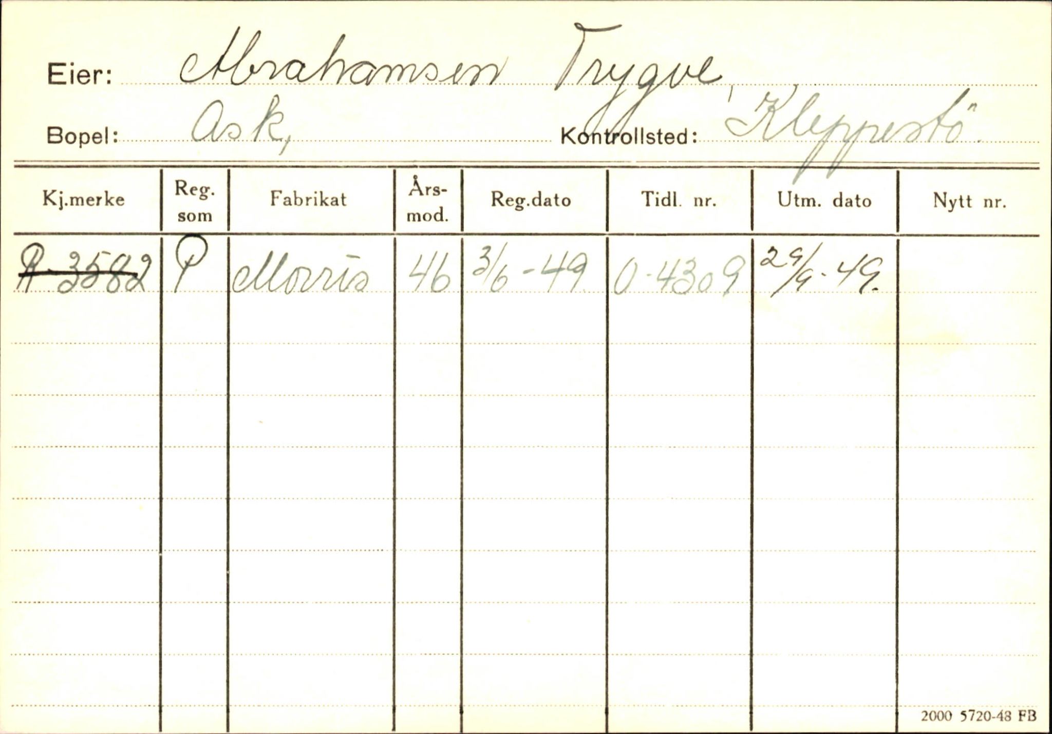 Statens vegvesen, Hordaland vegkontor, AV/SAB-A-5201/2/Ha/L0001: R-eierkort A, 1920-1971, p. 65