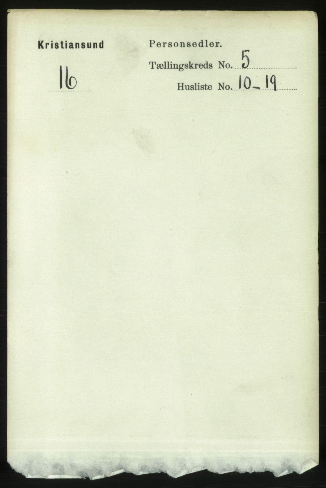 RA, 1891 census for 1503 Kristiansund, 1891, p. 4400