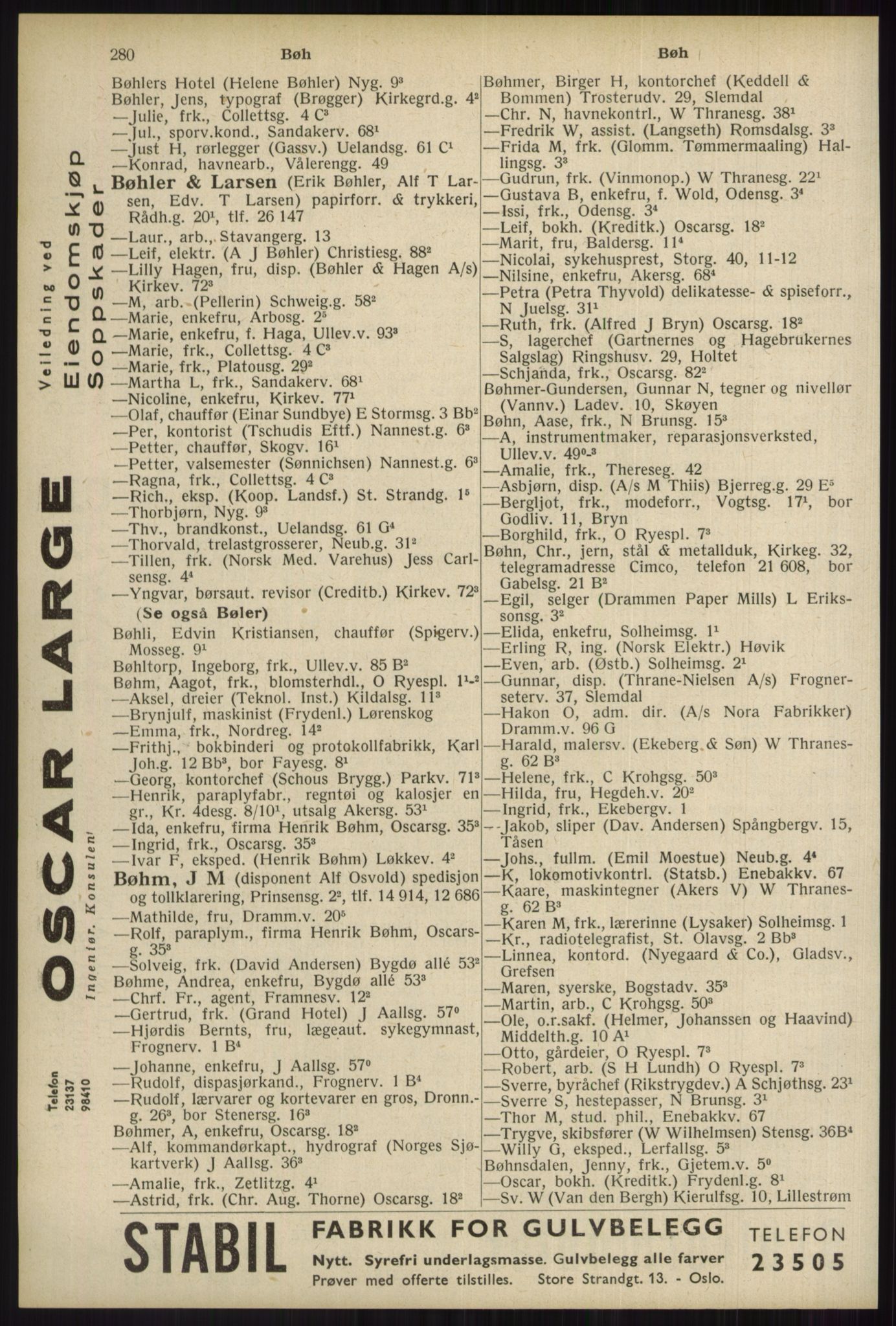 Kristiania/Oslo adressebok, PUBL/-, 1934, p. 280