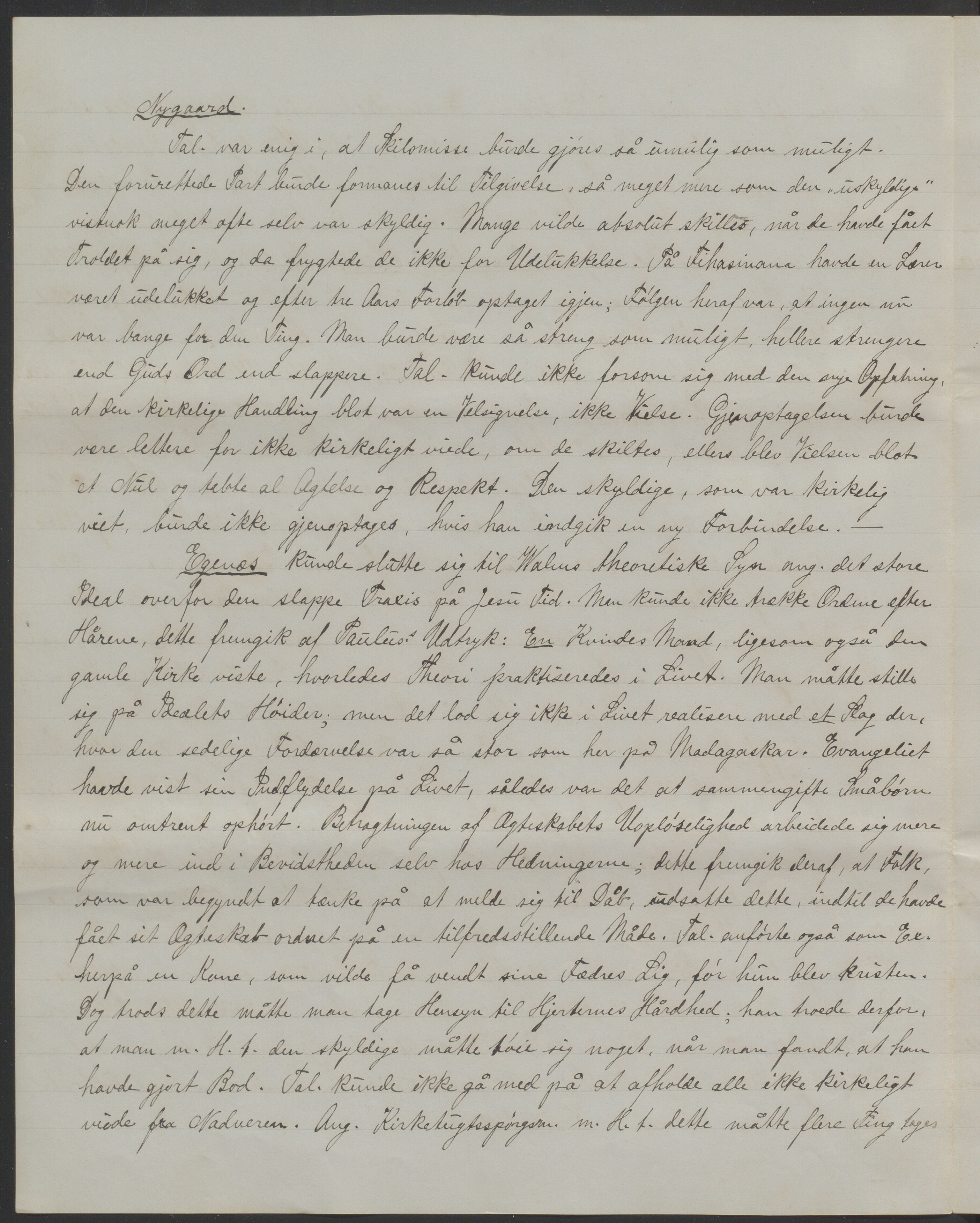 Det Norske Misjonsselskap - hovedadministrasjonen, VID/MA-A-1045/D/Da/Daa/L0038/0001: Konferansereferat og årsberetninger / Konferansereferat fra Madagaskar Innland., 1890