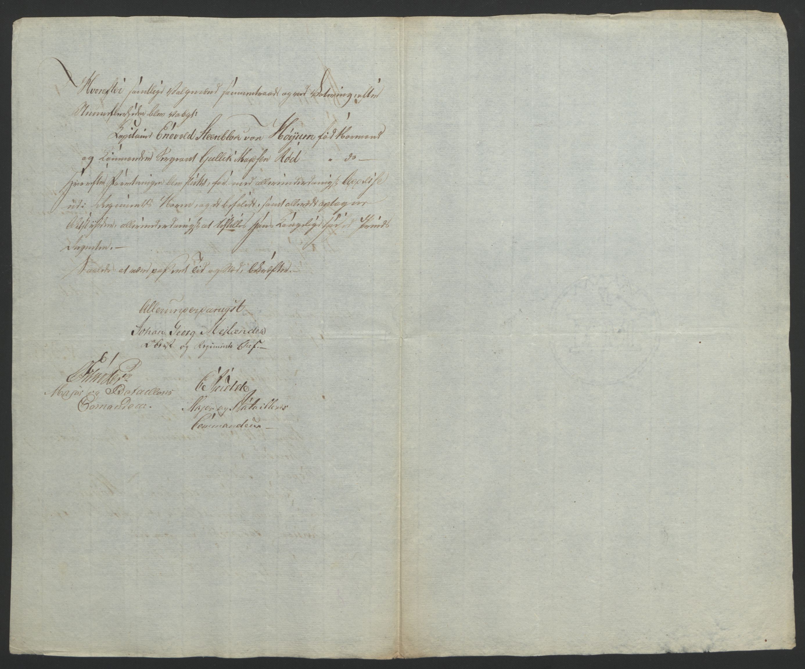 Statsrådssekretariatet, RA/S-1001/D/Db/L0007: Fullmakter for Eidsvollsrepresentantene i 1814. , 1814, p. 115