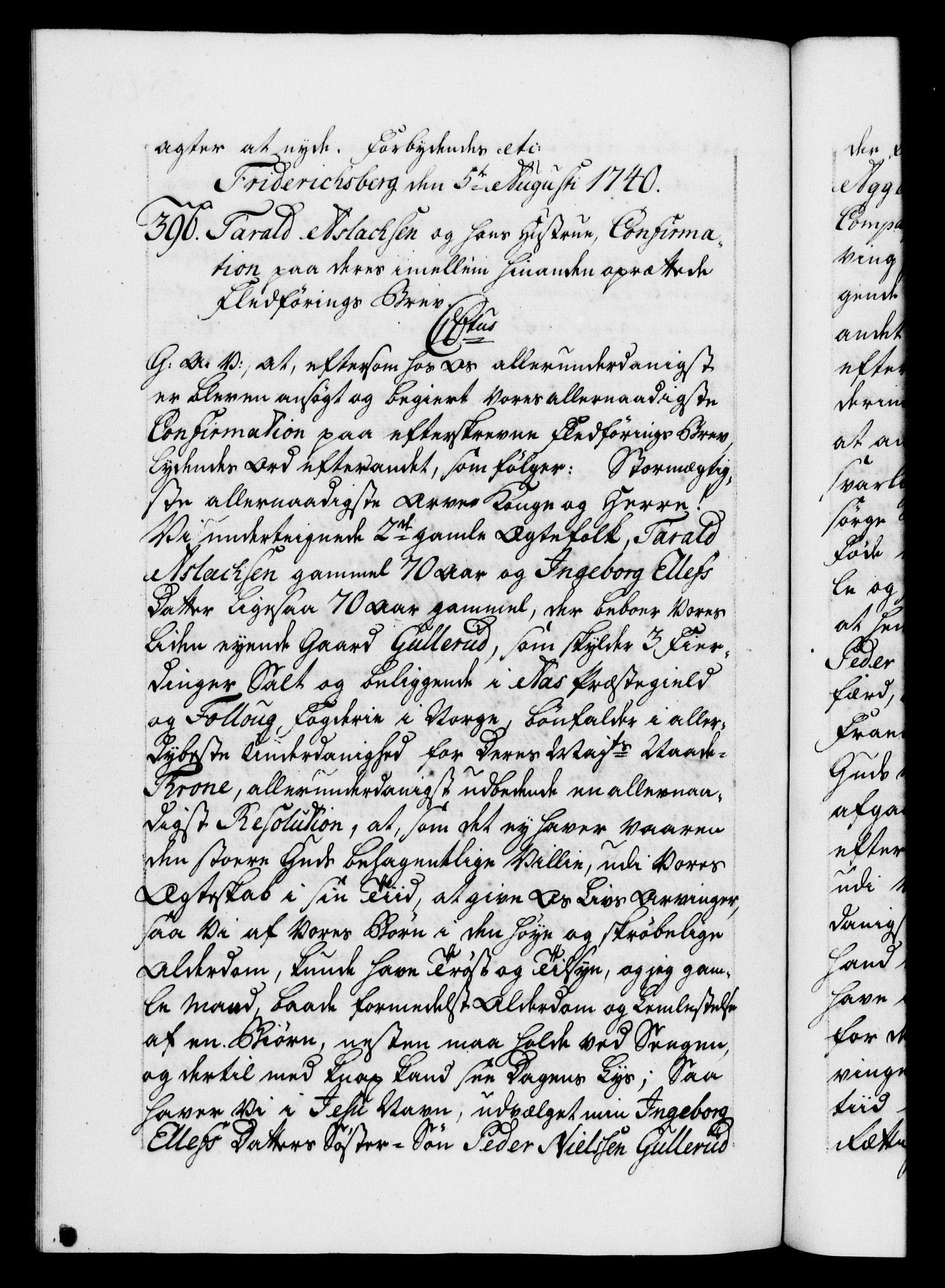 Danske Kanselli 1572-1799, AV/RA-EA-3023/F/Fc/Fca/Fcaa/L0031: Norske registre, 1739-1740, p. 584b