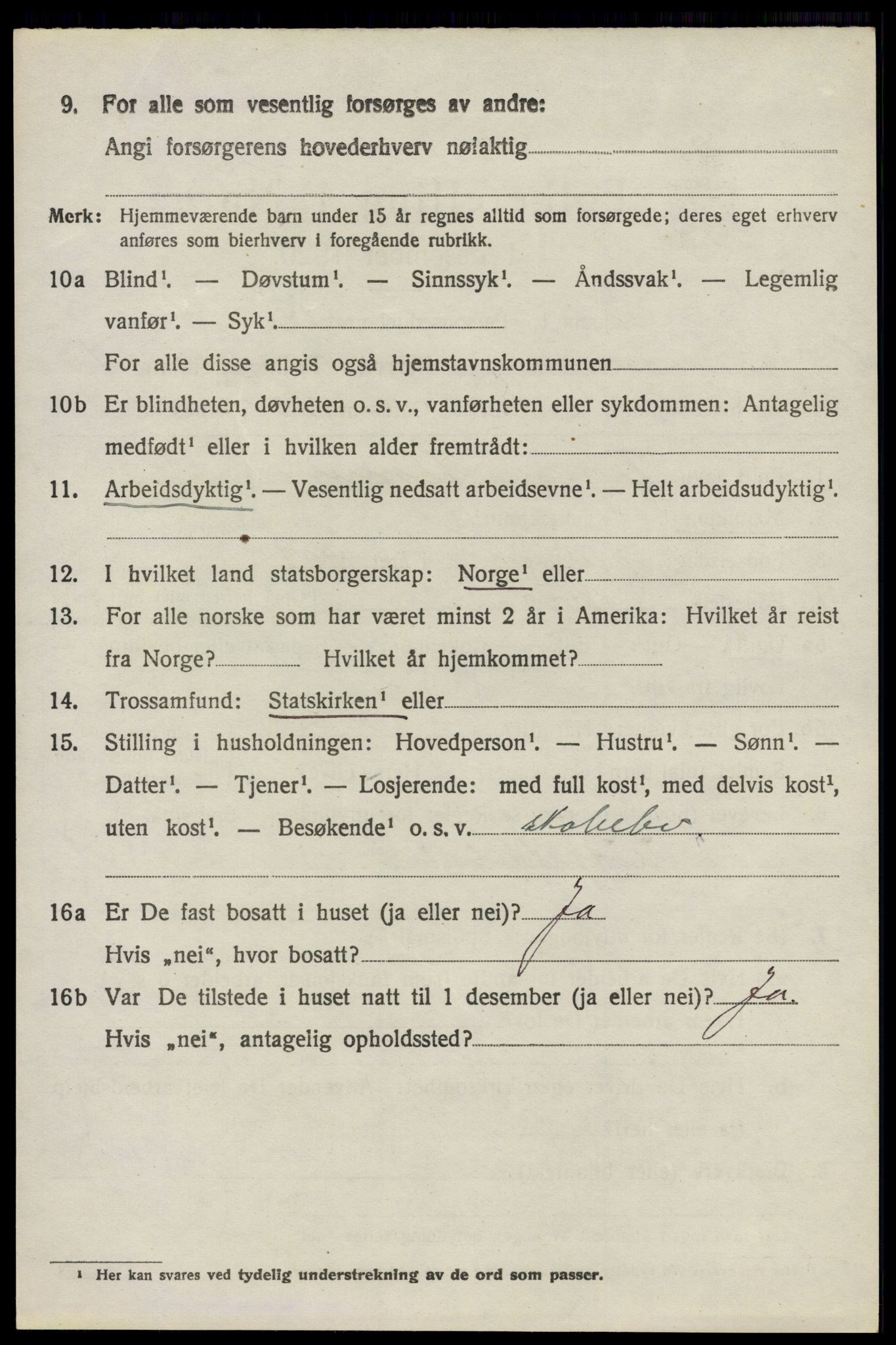 SAO, 1920 census for Frogn, 1920, p. 954