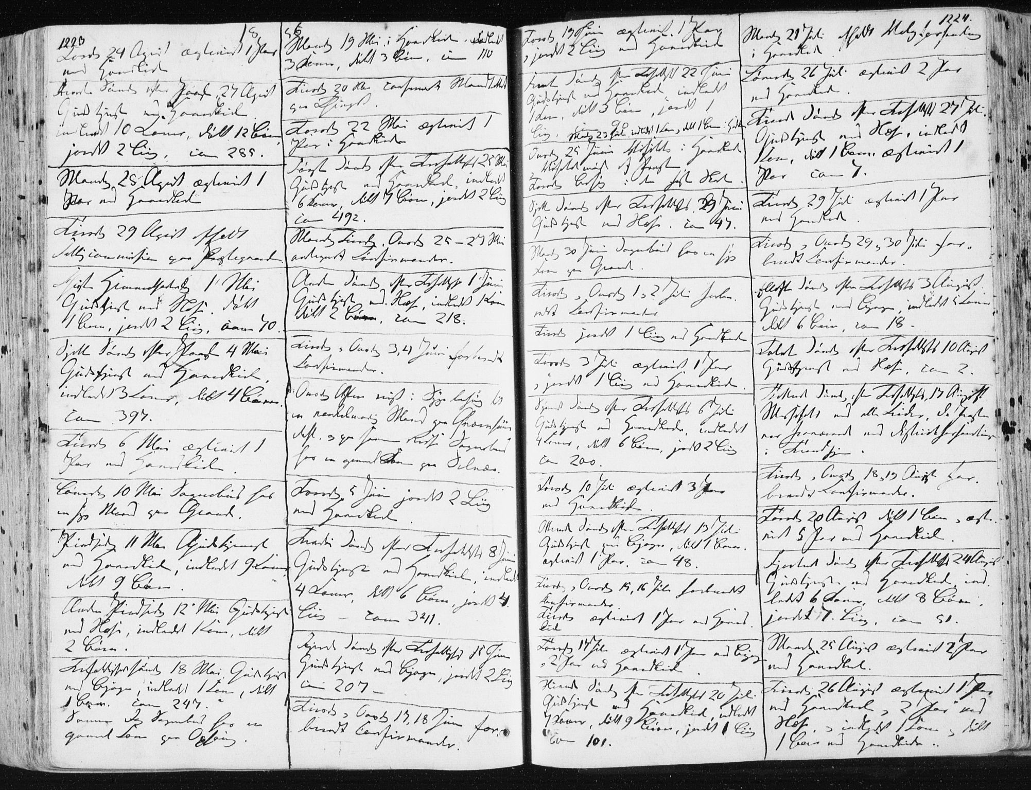 Ministerialprotokoller, klokkerbøker og fødselsregistre - Sør-Trøndelag, SAT/A-1456/659/L0736: Parish register (official) no. 659A06, 1842-1856, p. 1223-1224