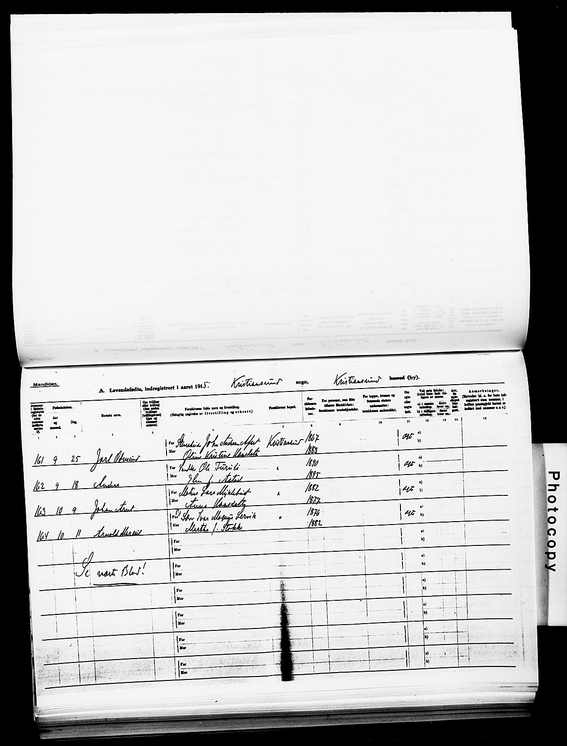 Ministerialprotokoller, klokkerbøker og fødselsregistre - Møre og Romsdal, AV/SAT-A-1454/572/L0861: Parish register (official) no. 572D05, 1913-1920