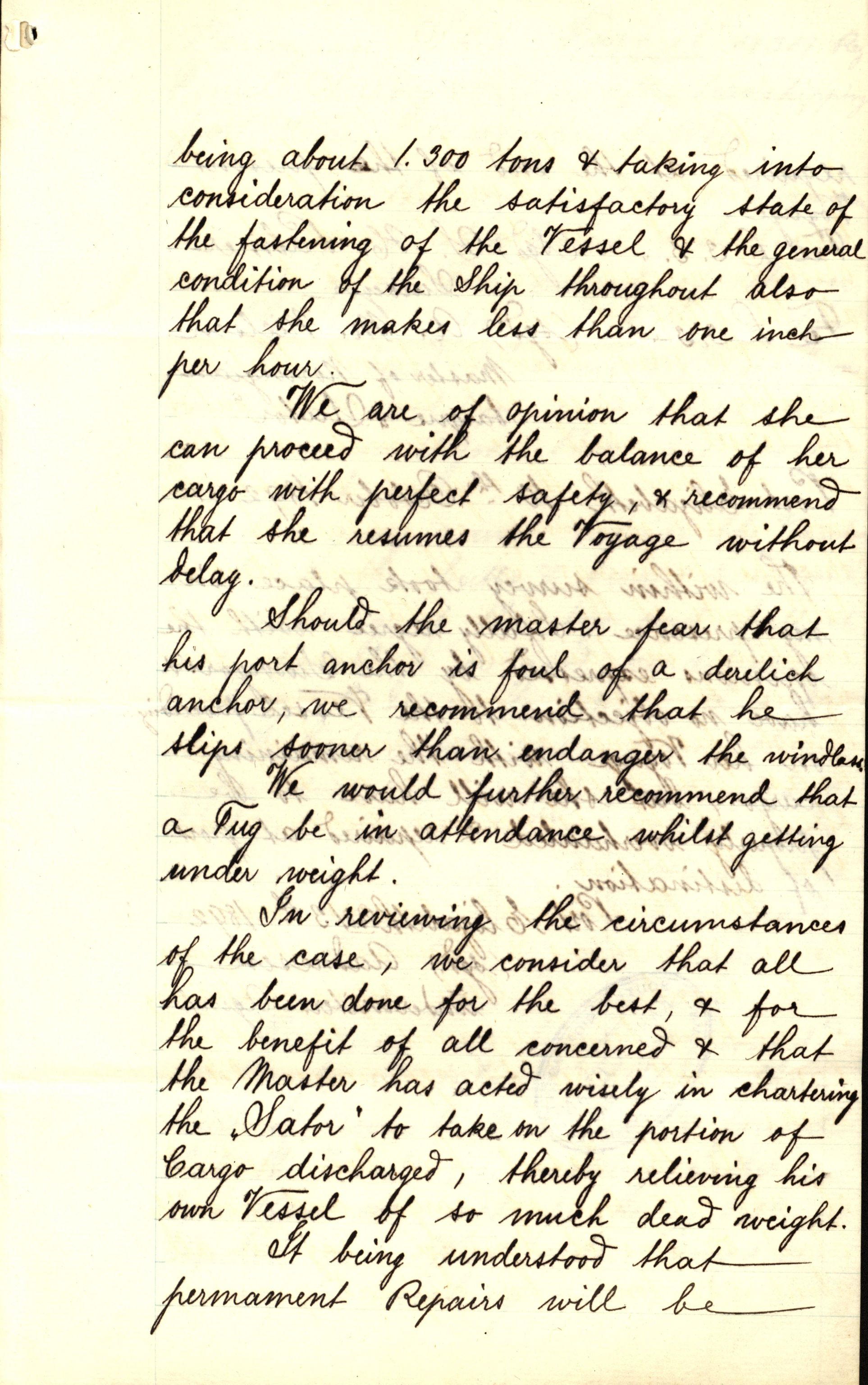 Pa 63 - Østlandske skibsassuranceforening, VEMU/A-1079/G/Ga/L0028/0002: Havaridokumenter / Marie, Favorit, Tabor, Sylphiden, Berthel, America, 1892, p. 7