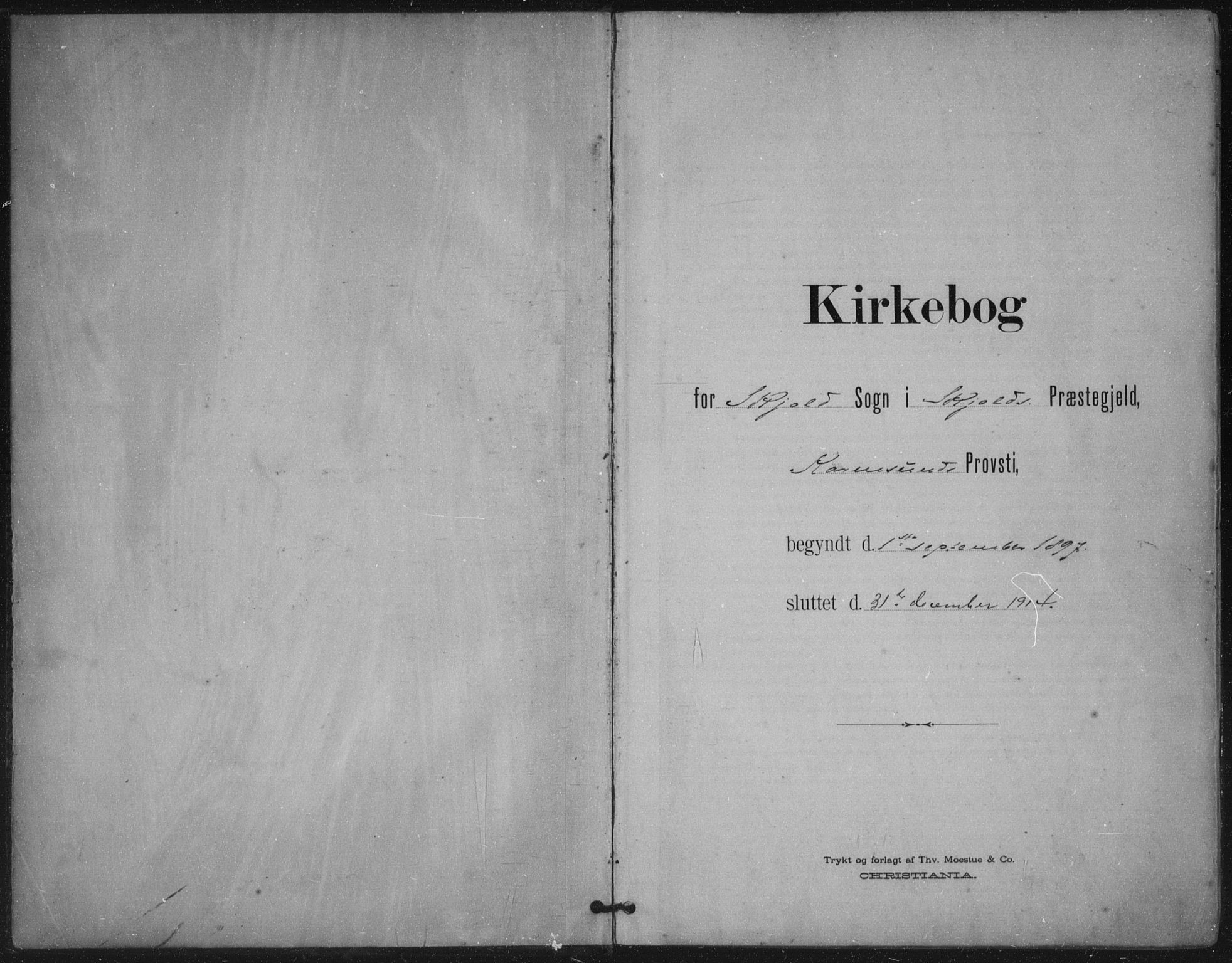 Skjold sokneprestkontor, SAST/A-101847/H/Ha/Haa/L0011: Parish register (official) no. A 11, 1897-1914