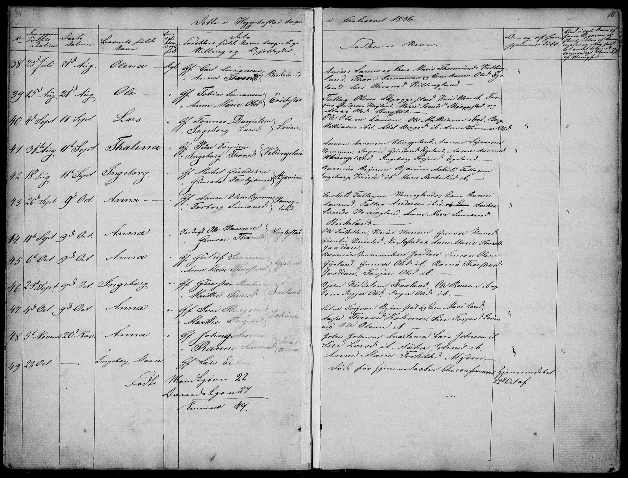 Hægebostad sokneprestkontor, AV/SAK-1111-0024/F/Fa/Faa/L0004: Parish register (official) no. A 4, 1834-1864, p. 11