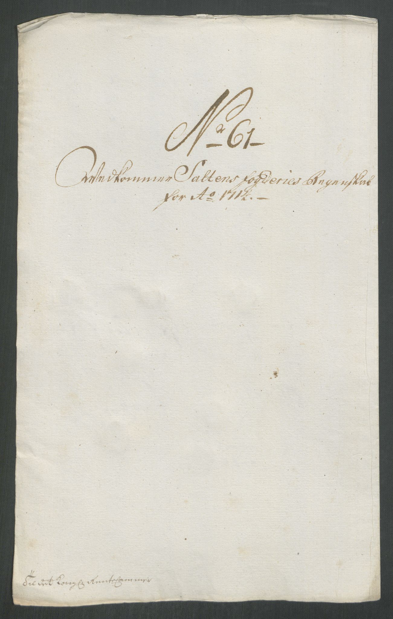 Rentekammeret inntil 1814, Reviderte regnskaper, Fogderegnskap, RA/EA-4092/R66/L4584: Fogderegnskap Salten, 1714, p. 332