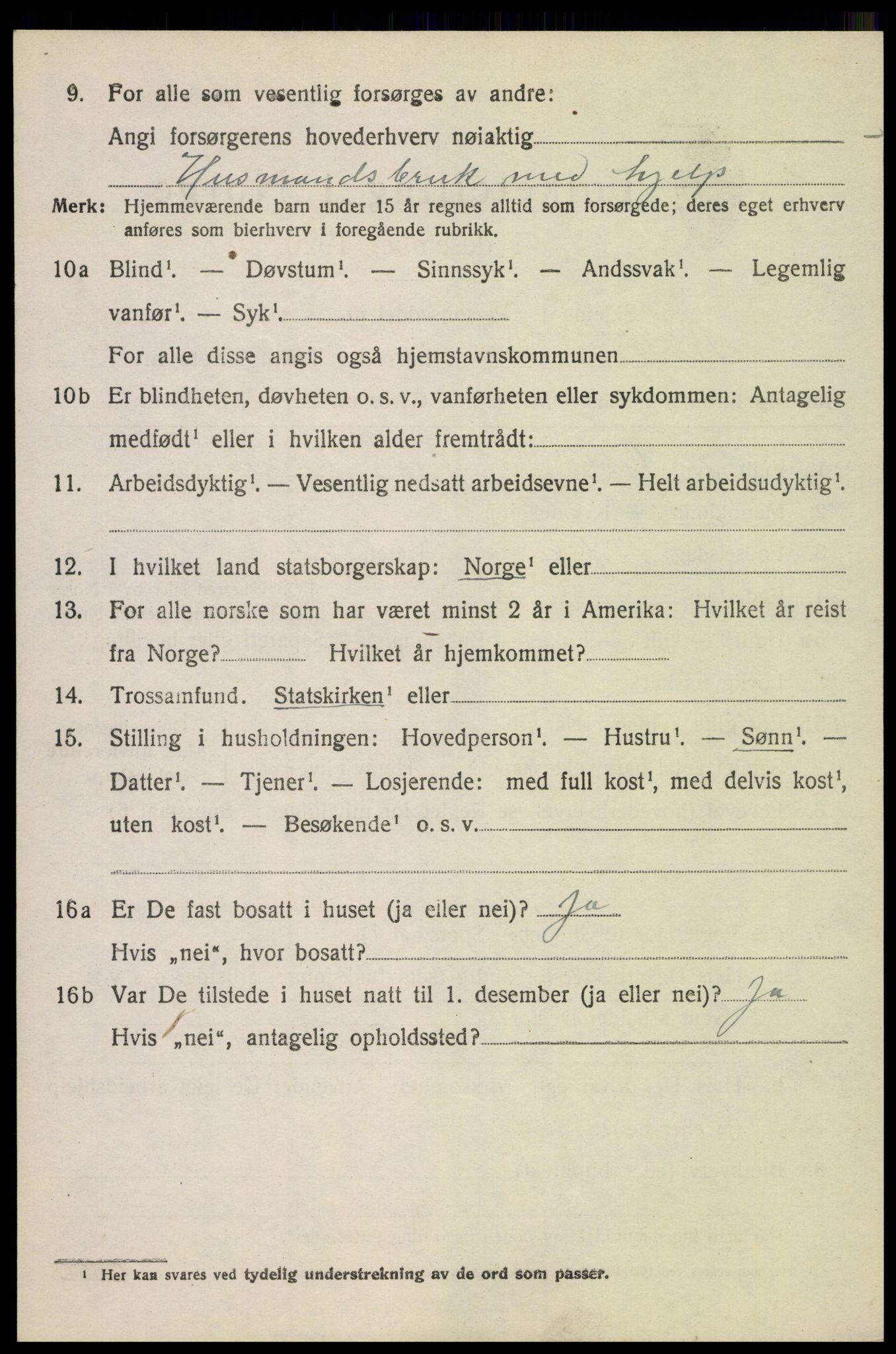 SAH, 1920 census for Nord-Fron, 1920, p. 4035