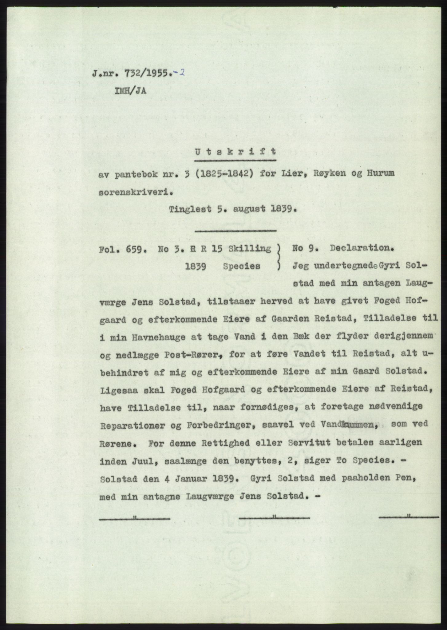Statsarkivet i Kongsberg, SAKO/A-0001, 1955, p. 159