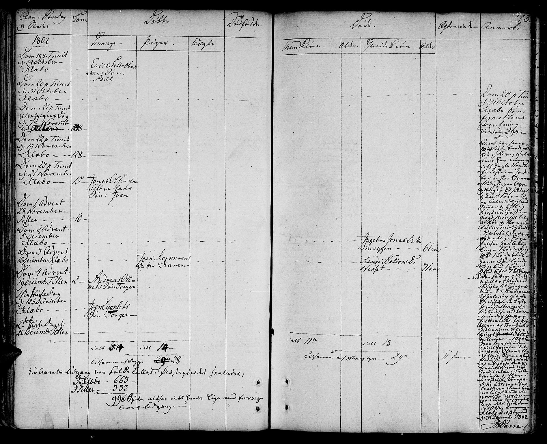 Ministerialprotokoller, klokkerbøker og fødselsregistre - Sør-Trøndelag, SAT/A-1456/618/L0438: Parish register (official) no. 618A03, 1783-1815, p. 73